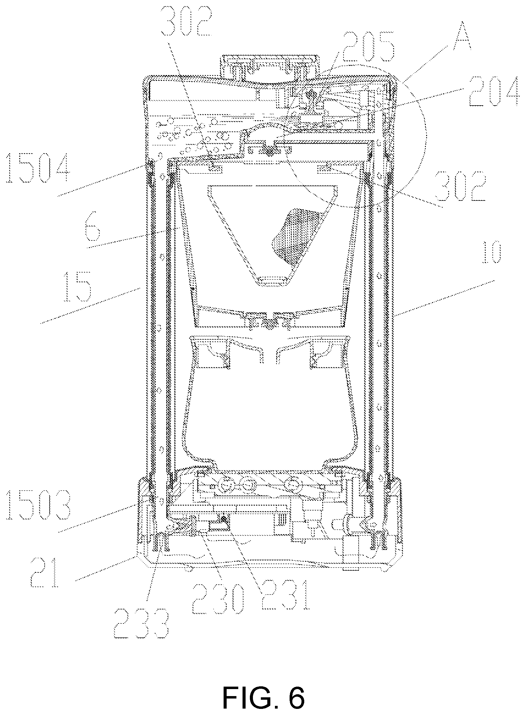 Patent US12096877 Figure 5 – Cyclic preheating coffee pot and working method thereof
