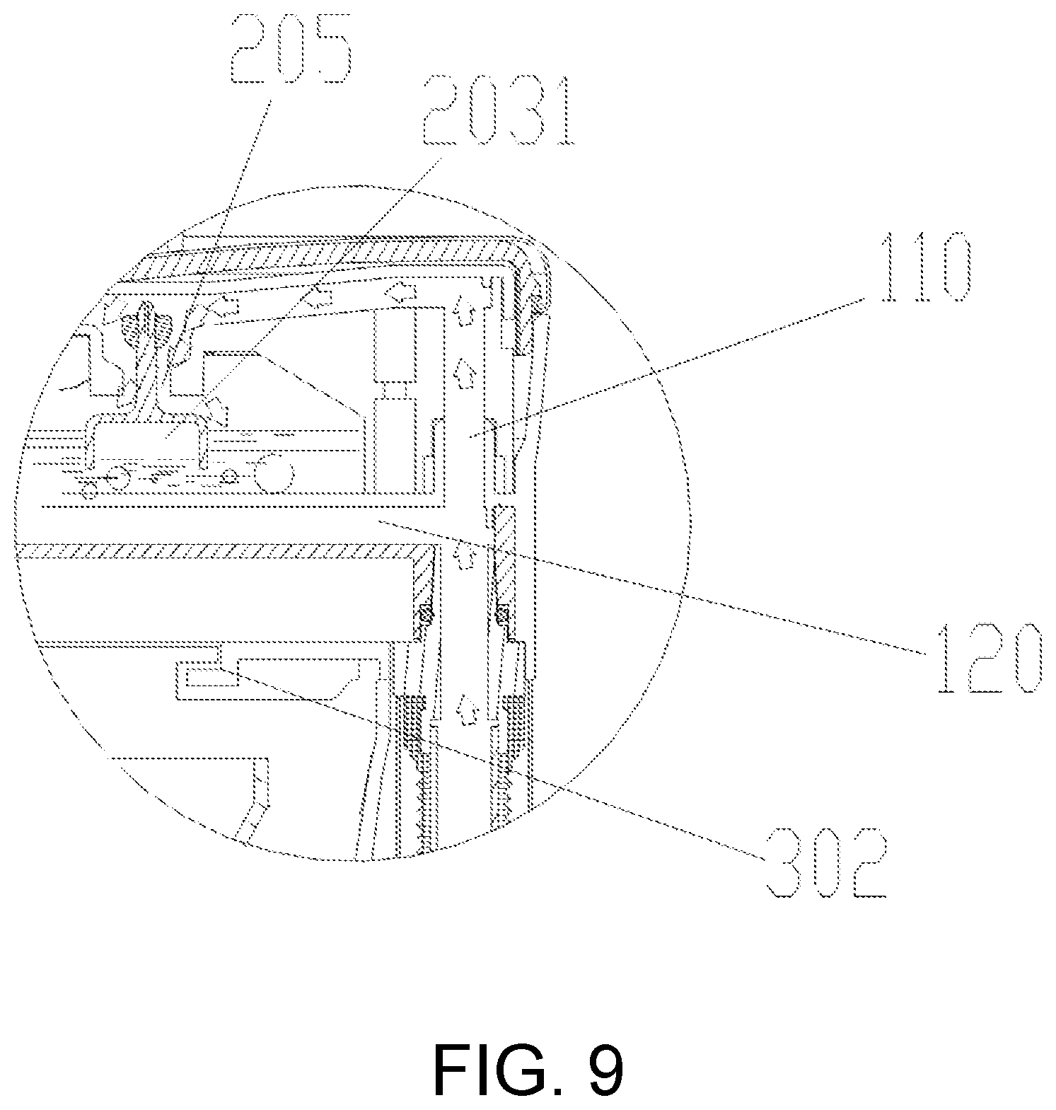 Patent US12096877 Figure 8 – Cyclic preheating coffee pot and working method thereof