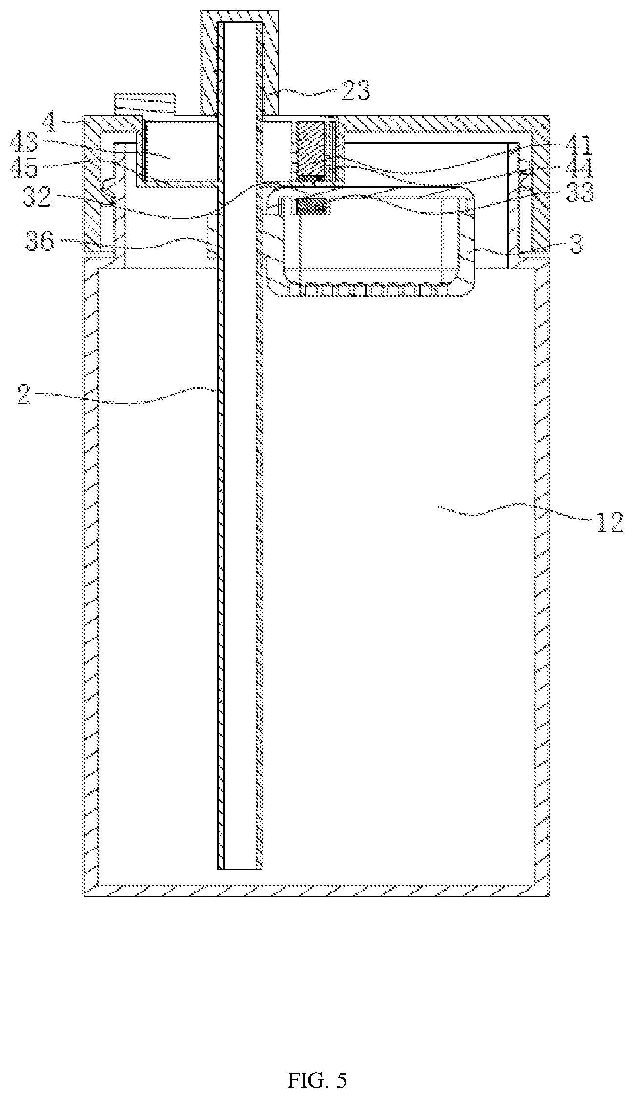 Patent US12096878 Figure 5 – Straw cup
