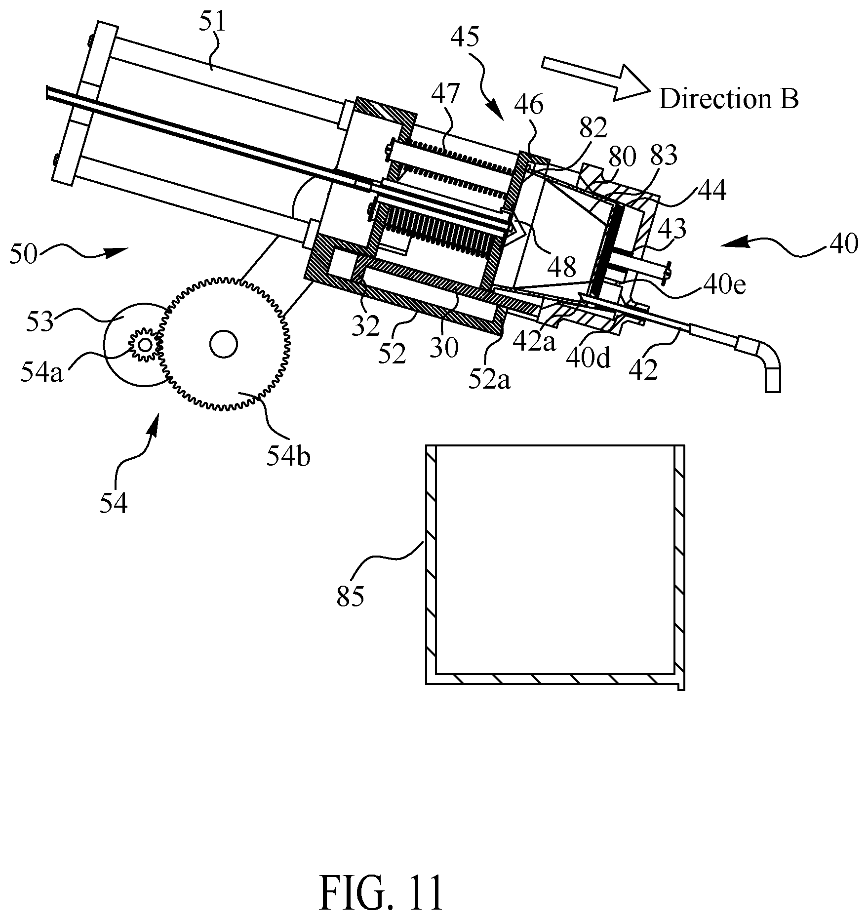 Patent US12096879 Figure 11 – Capsule coffee machine