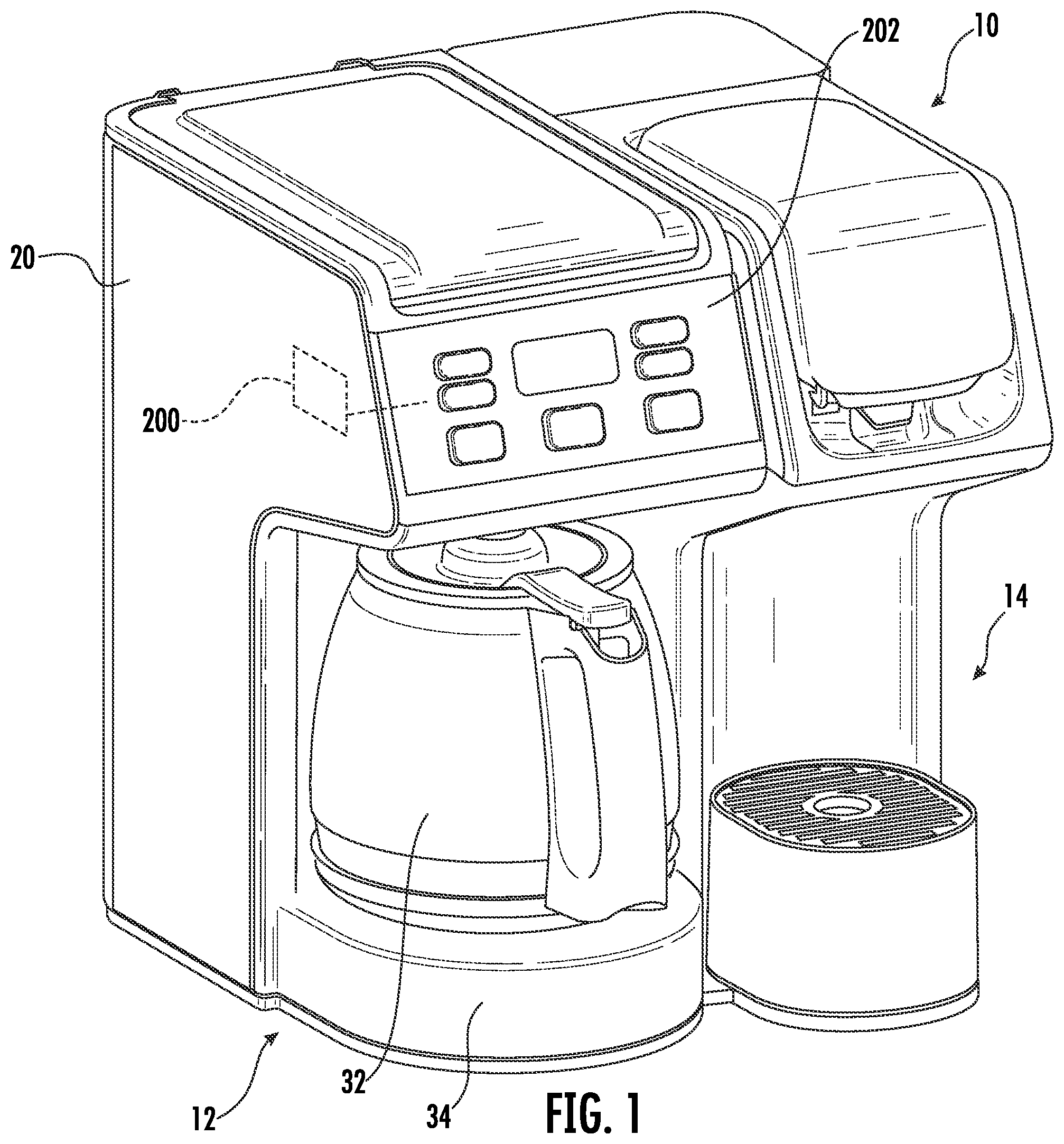 Patent US12096881 — Beverage-making machine — Figure 1