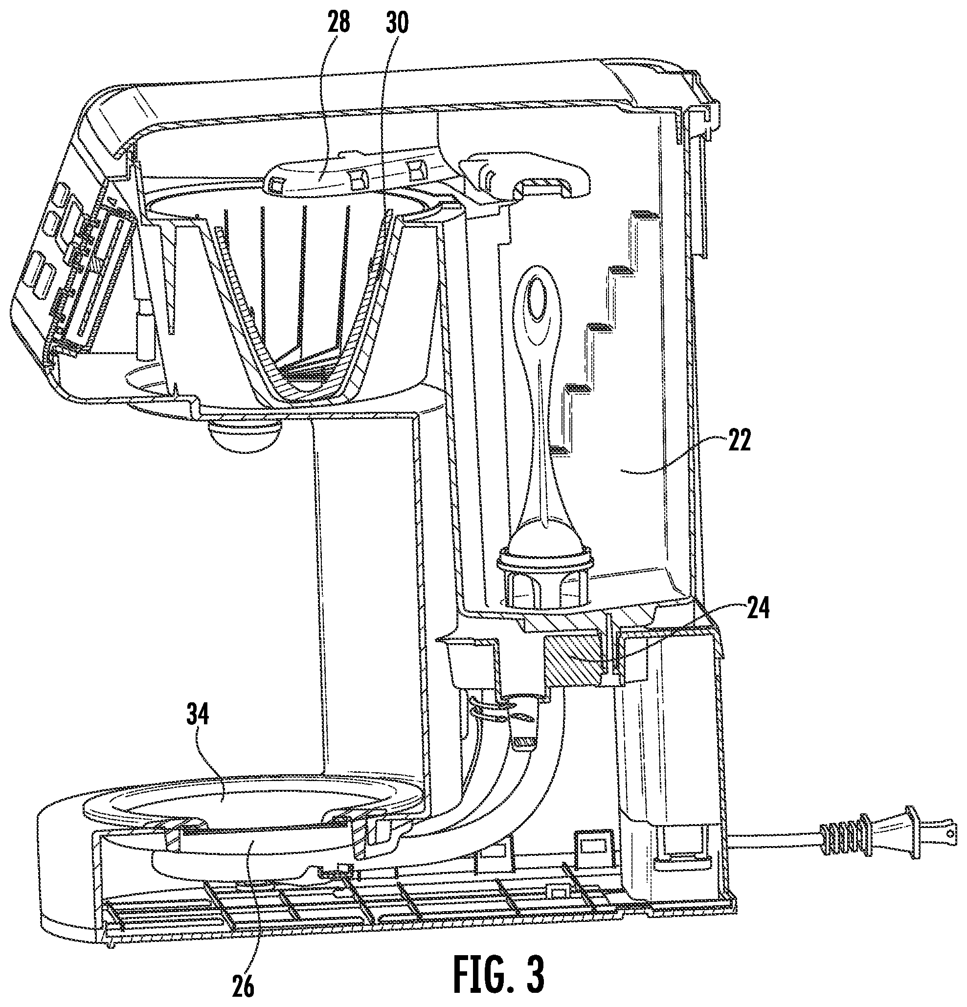 Patent US12096881 Figure 3 – Beverage-making machine