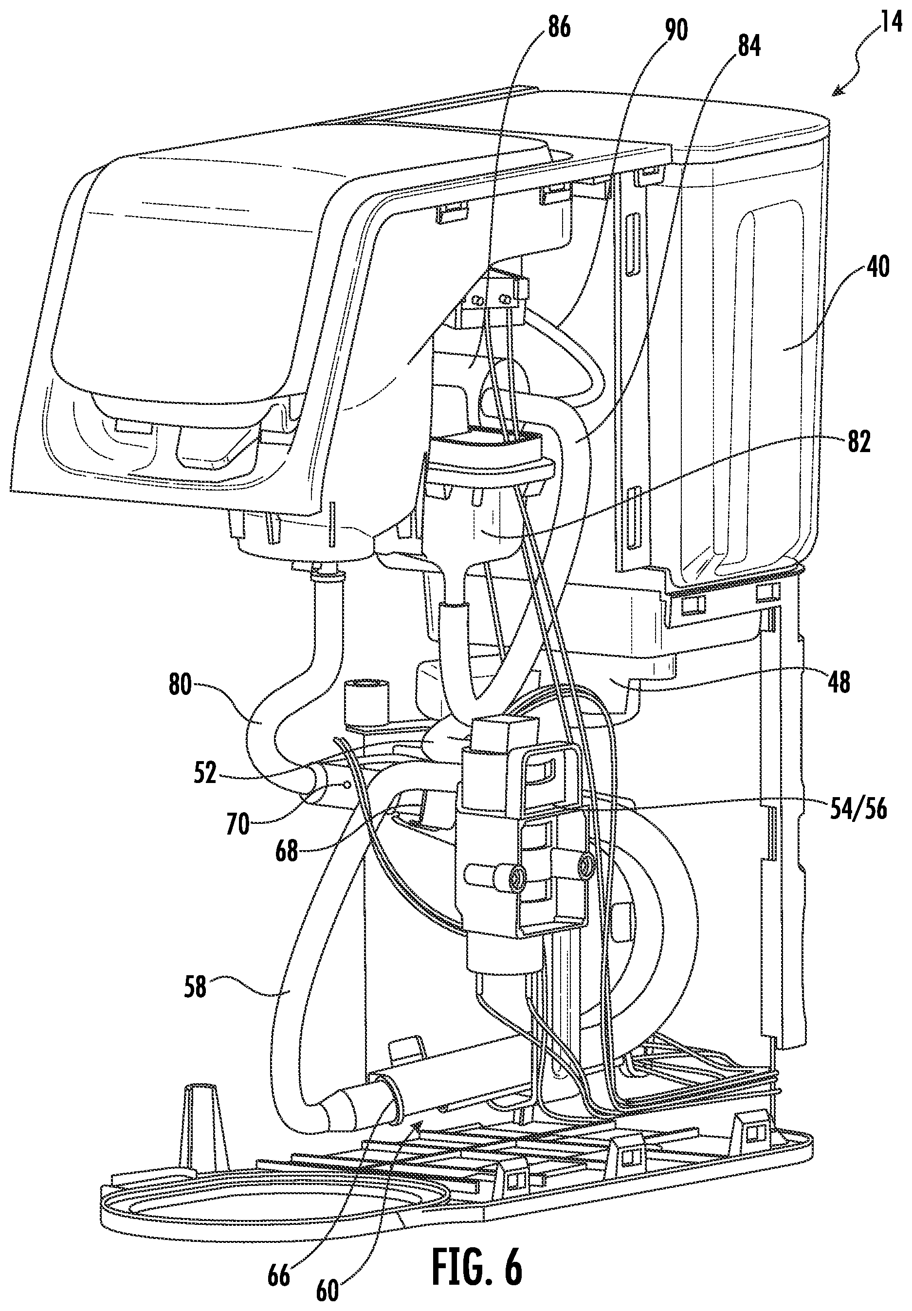 Patent US12096881 Figure 6 – Beverage-making machine