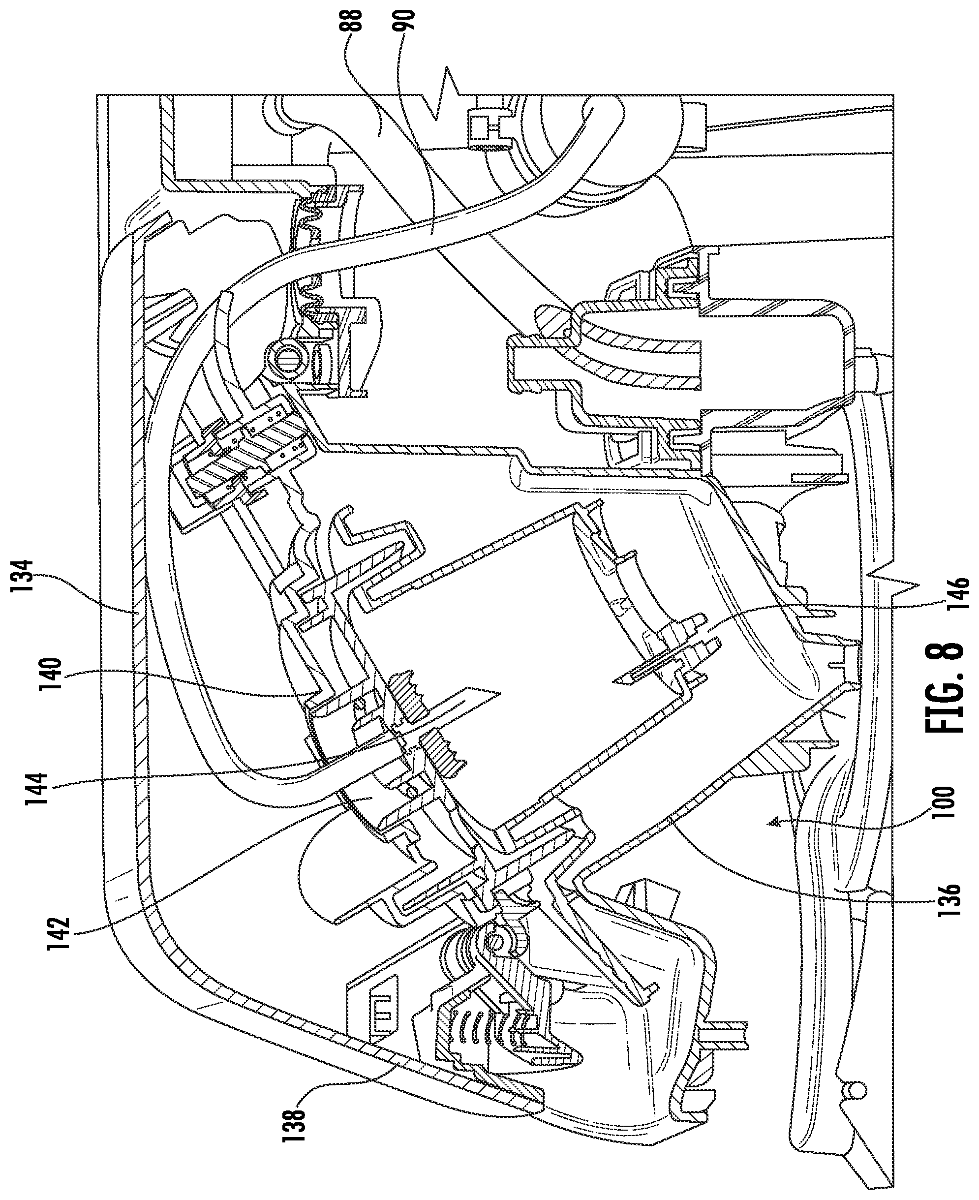 Patent US12096881 Figure 8 – Beverage-making machine