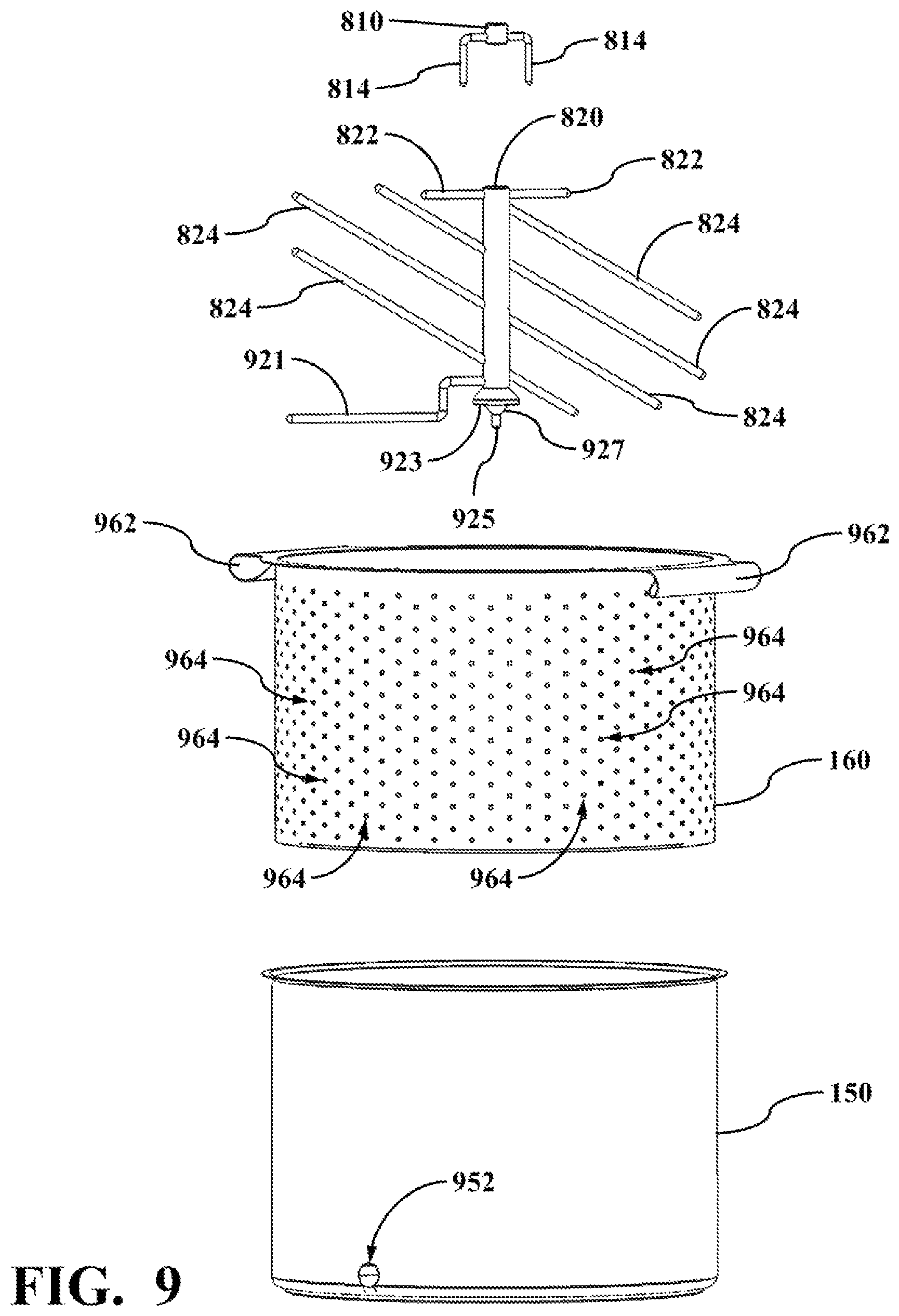 Patent US12096882 Figure 9 – Automatic cooking machine capable of preventing ingredients from sticking to the bottom or burning while cooking