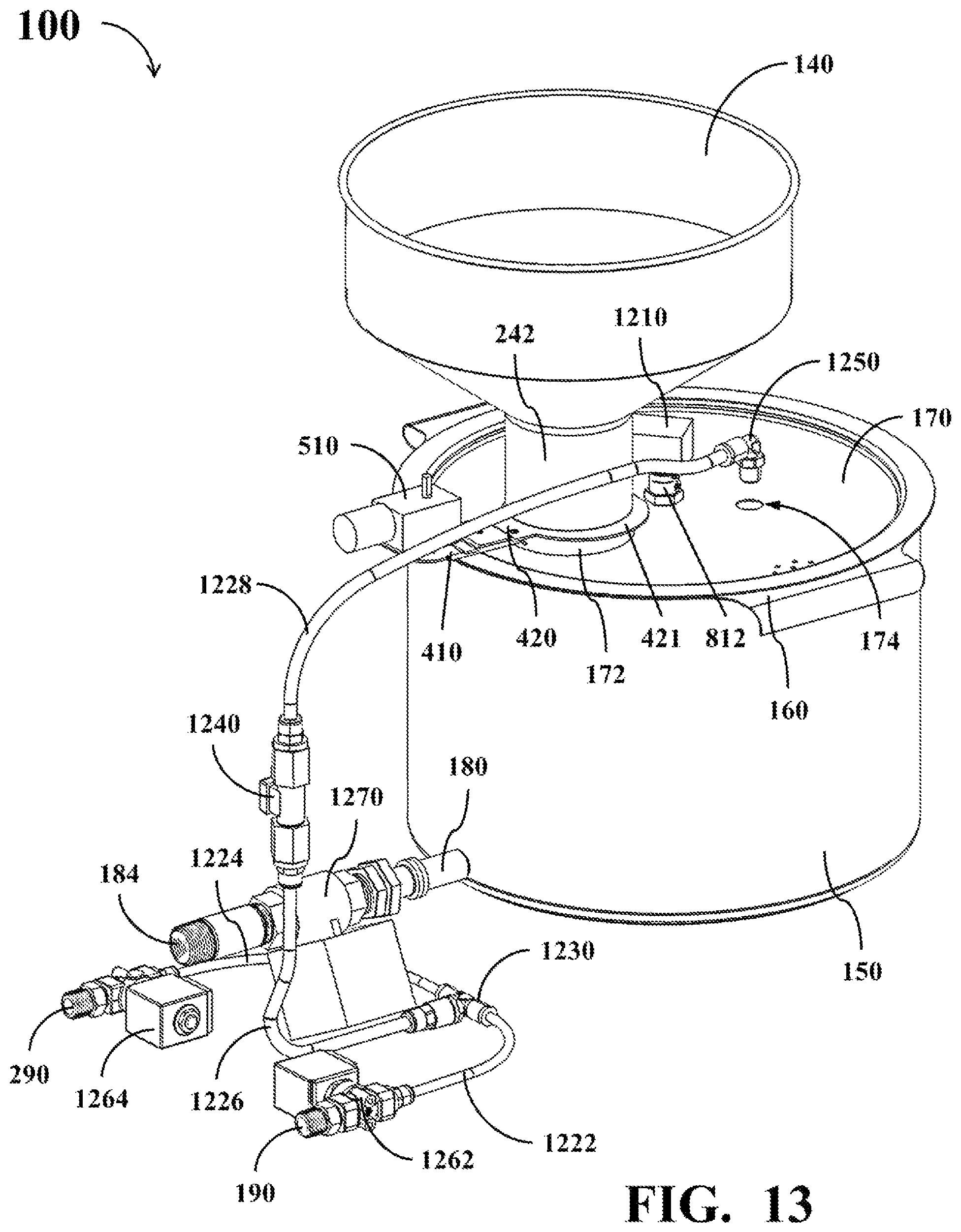 Patent US12096882 Figure 13 – Automatic cooking machine capable of preventing ingredients from sticking to the bottom or burning while cooking