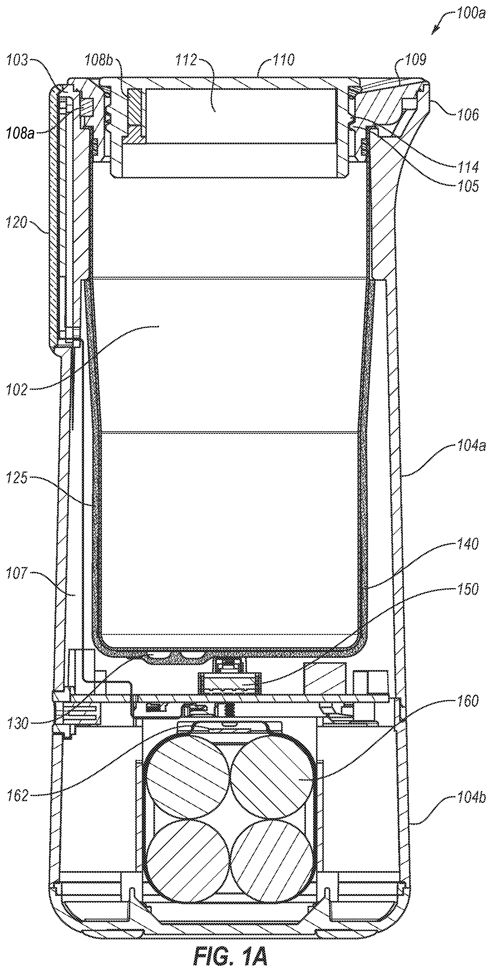 Patent US12096886 — Portable heating device — Figure 1