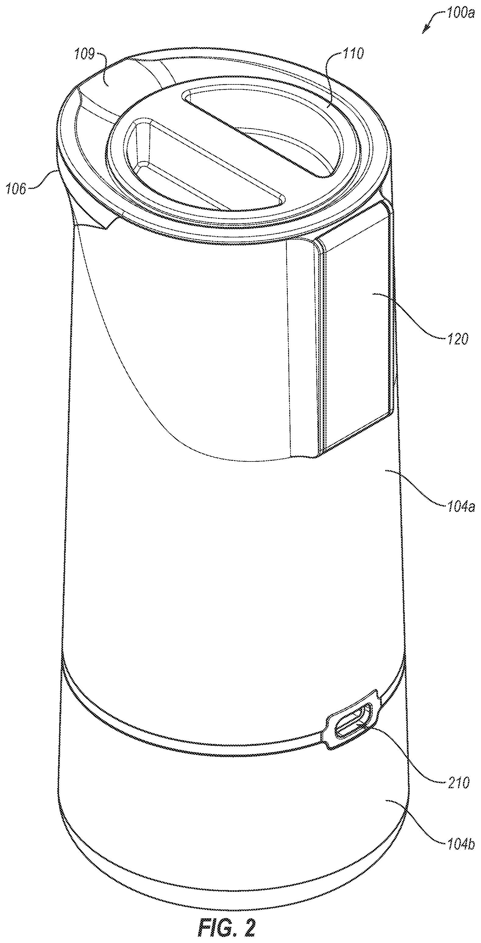 Patent US12096886 Figure 3 – Portable heating device