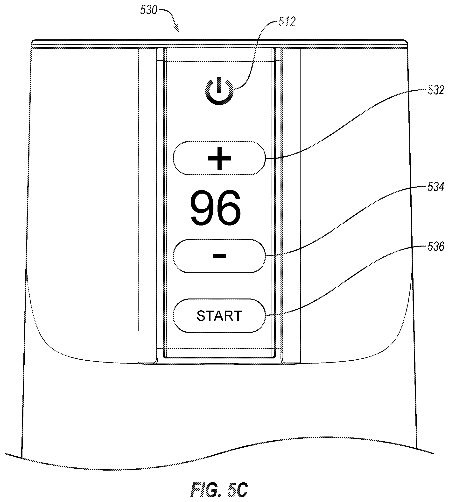 Patent US12096886 Figure 8 – Portable heating device