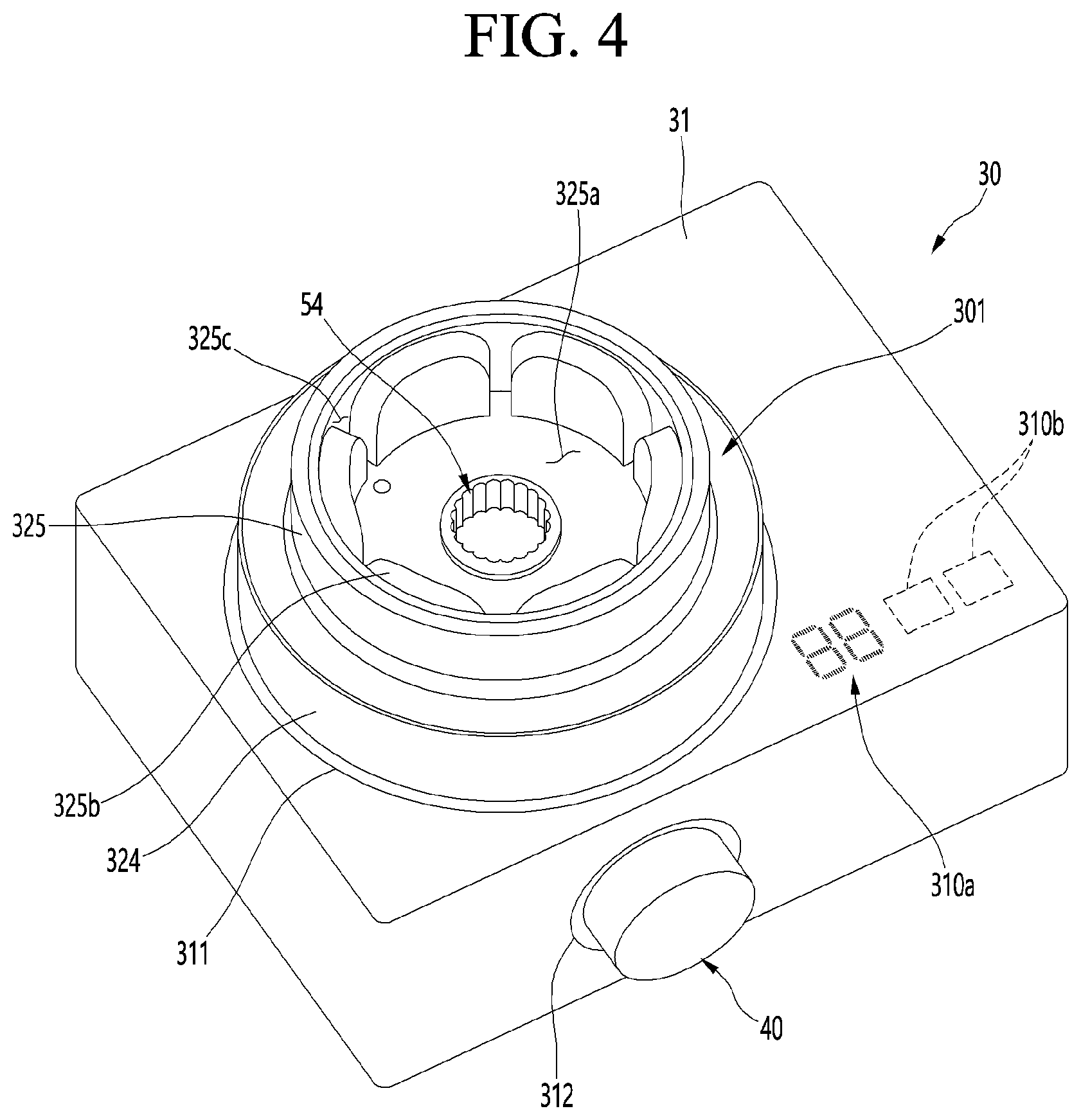 Patent US12096887 Figure 4 – Blender and container for blender