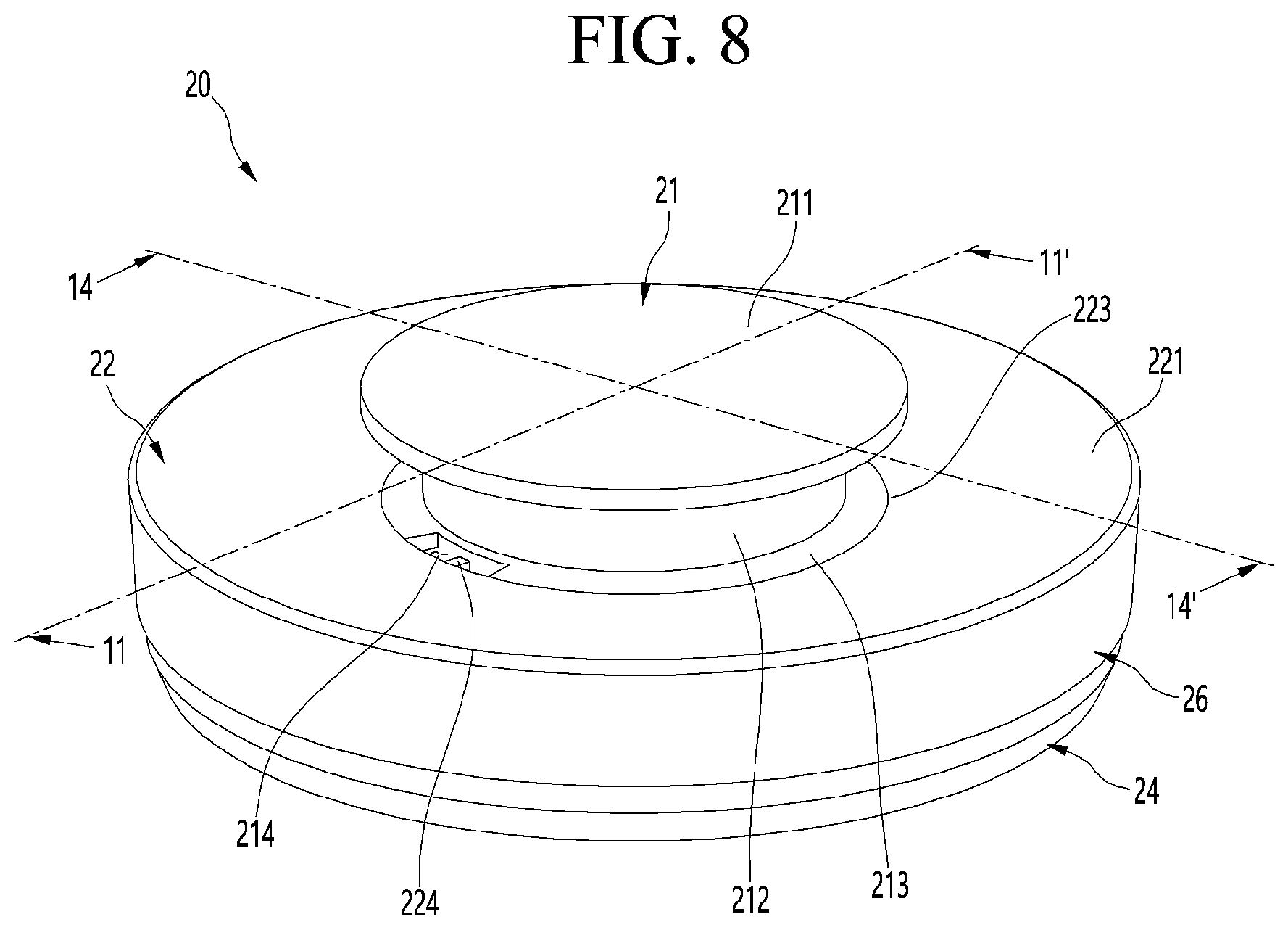 Patent US12096887 Figure 8 – Blender and container for blender