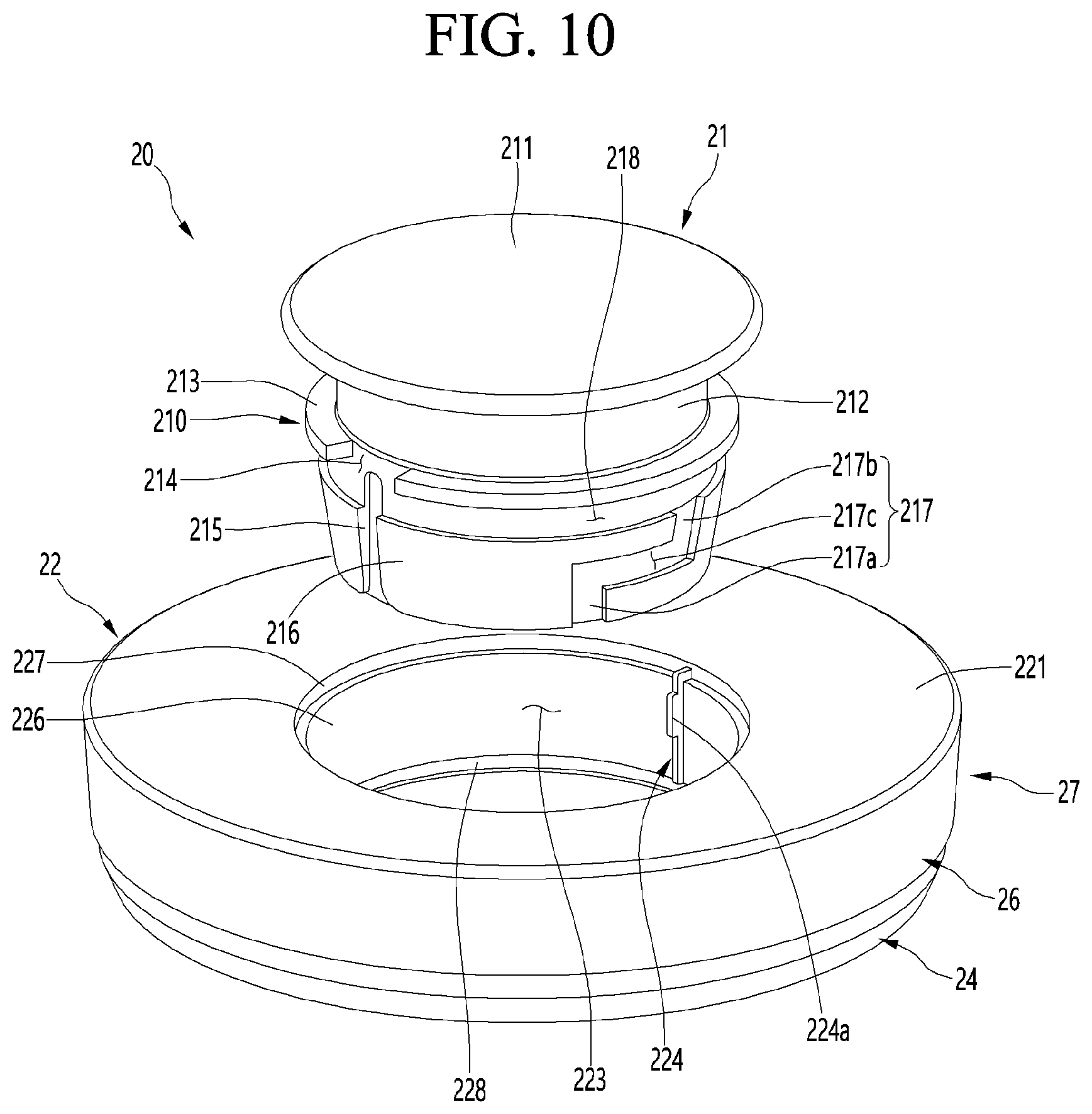 Patent US12096887 Figure 10 – Blender and container for blender