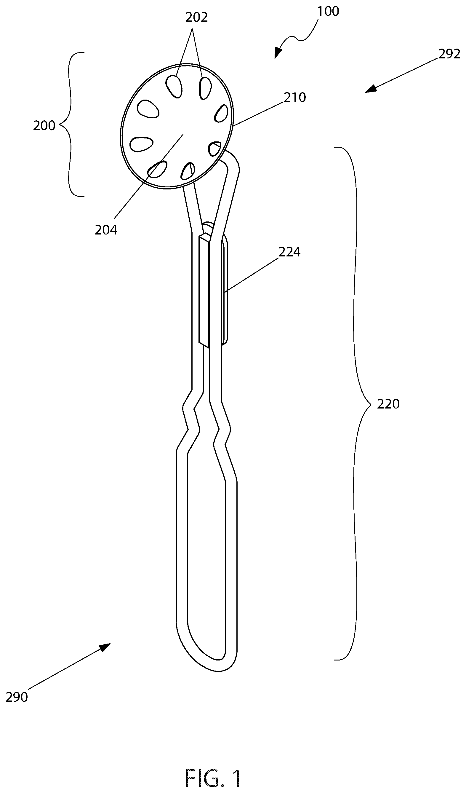 Patent US12096888 Figure 1 – Stirring utensil