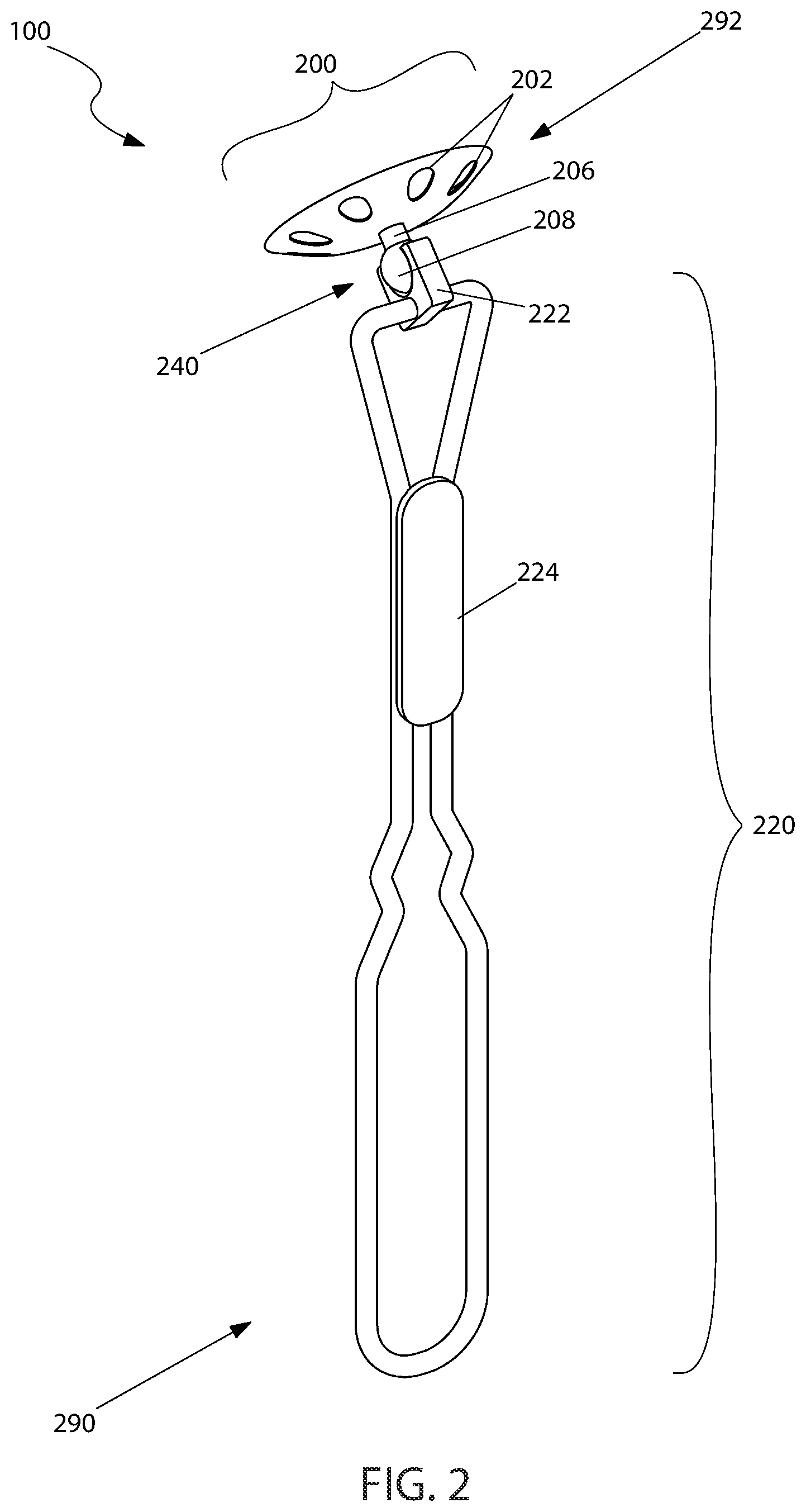 Patent US12096888 Figure 2 – Stirring utensil