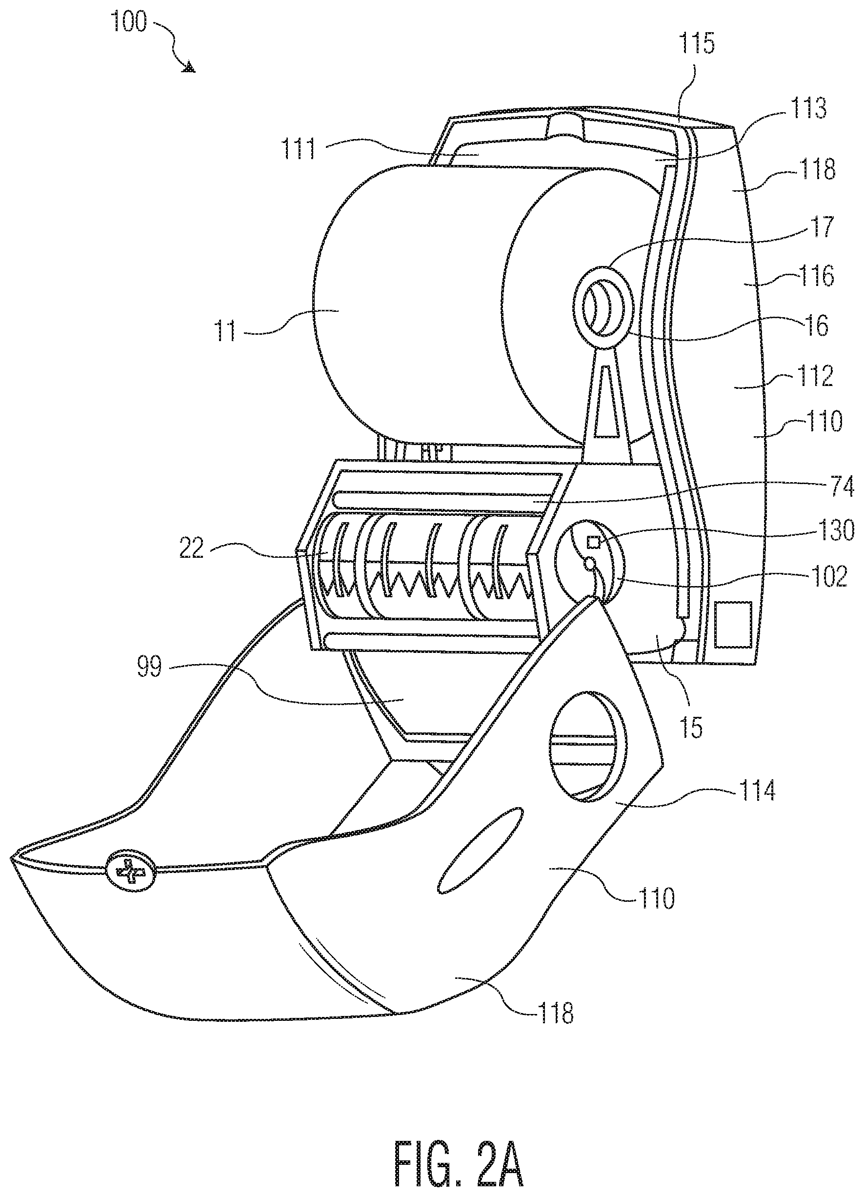 Patent US12096889 Figure 2 – Dispenser manual feed detection system