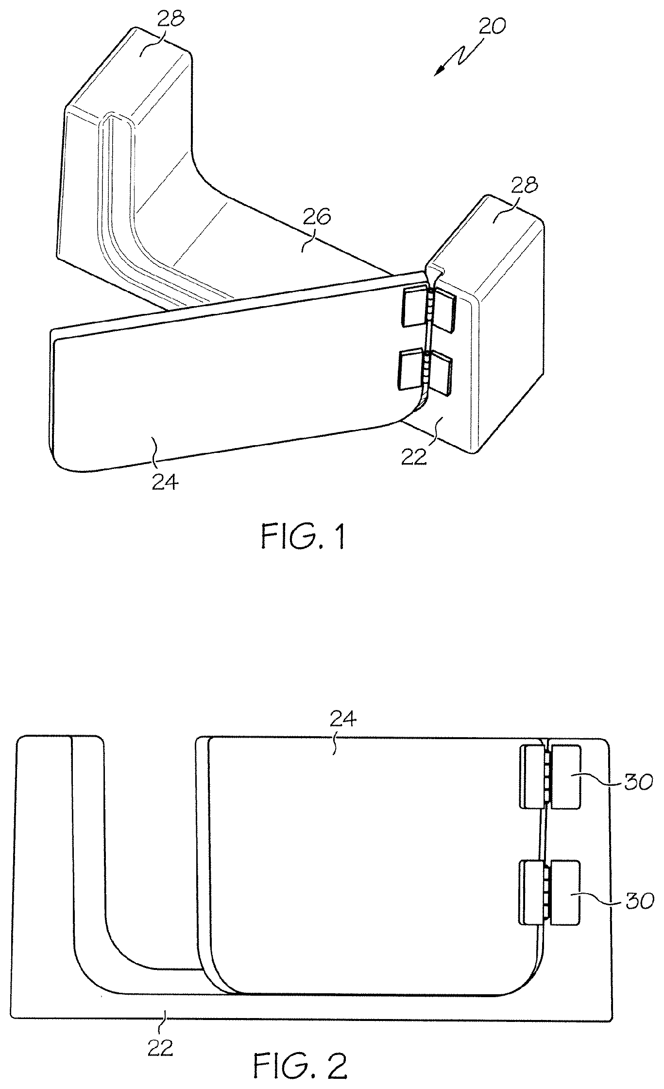 Patent US12096891 Figure 1 – Bathtub door systems and methods