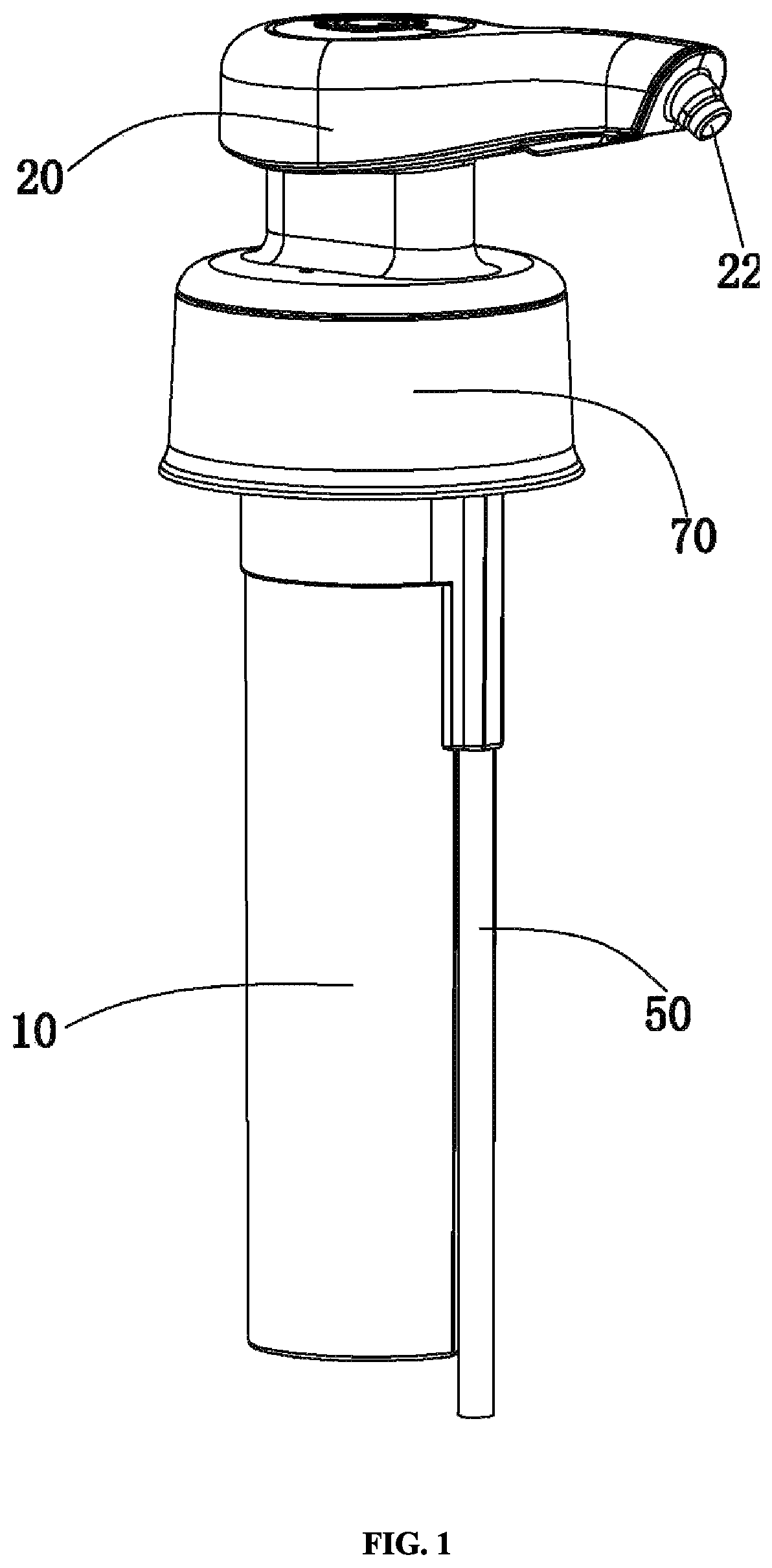 Patent US12096892 — Foam pump — Figure 1