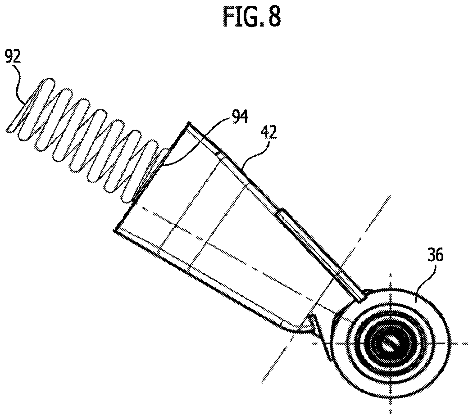 Patent US12096894 Figure 8 – Floor cleaning machine