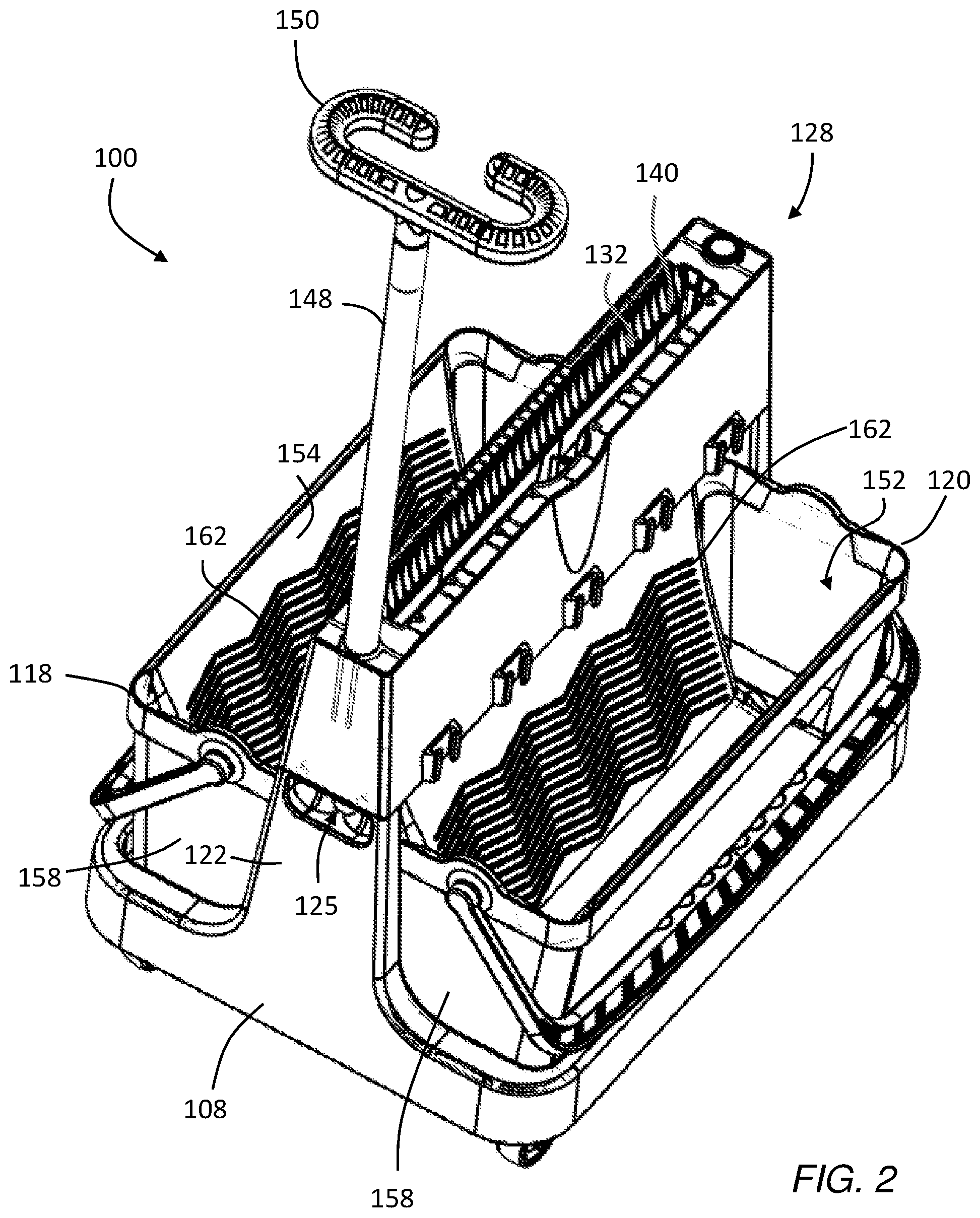 Patent US12096898 Figure 2 – Floor cleaning system