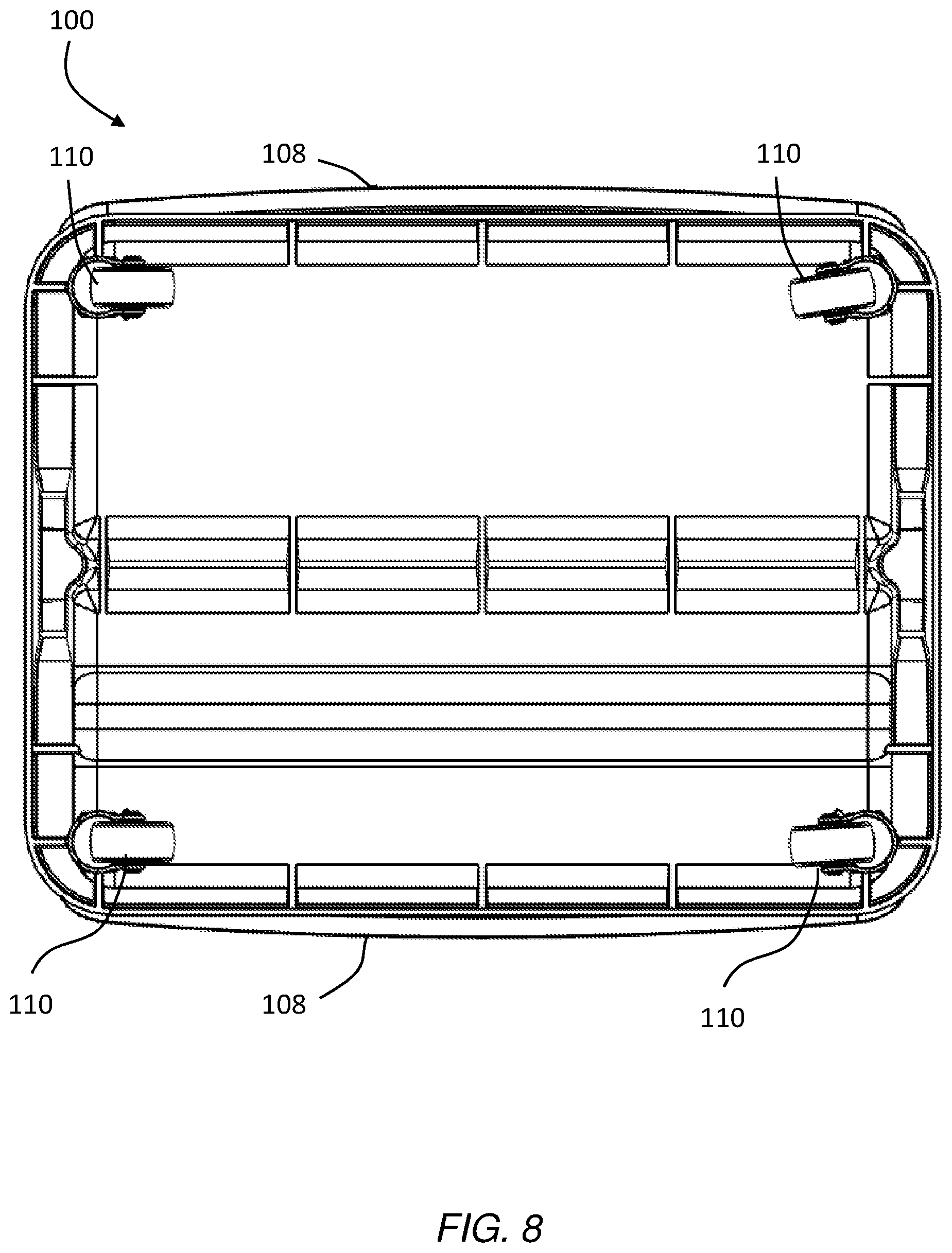 Patent US12096898 Figure 8 – Floor cleaning system