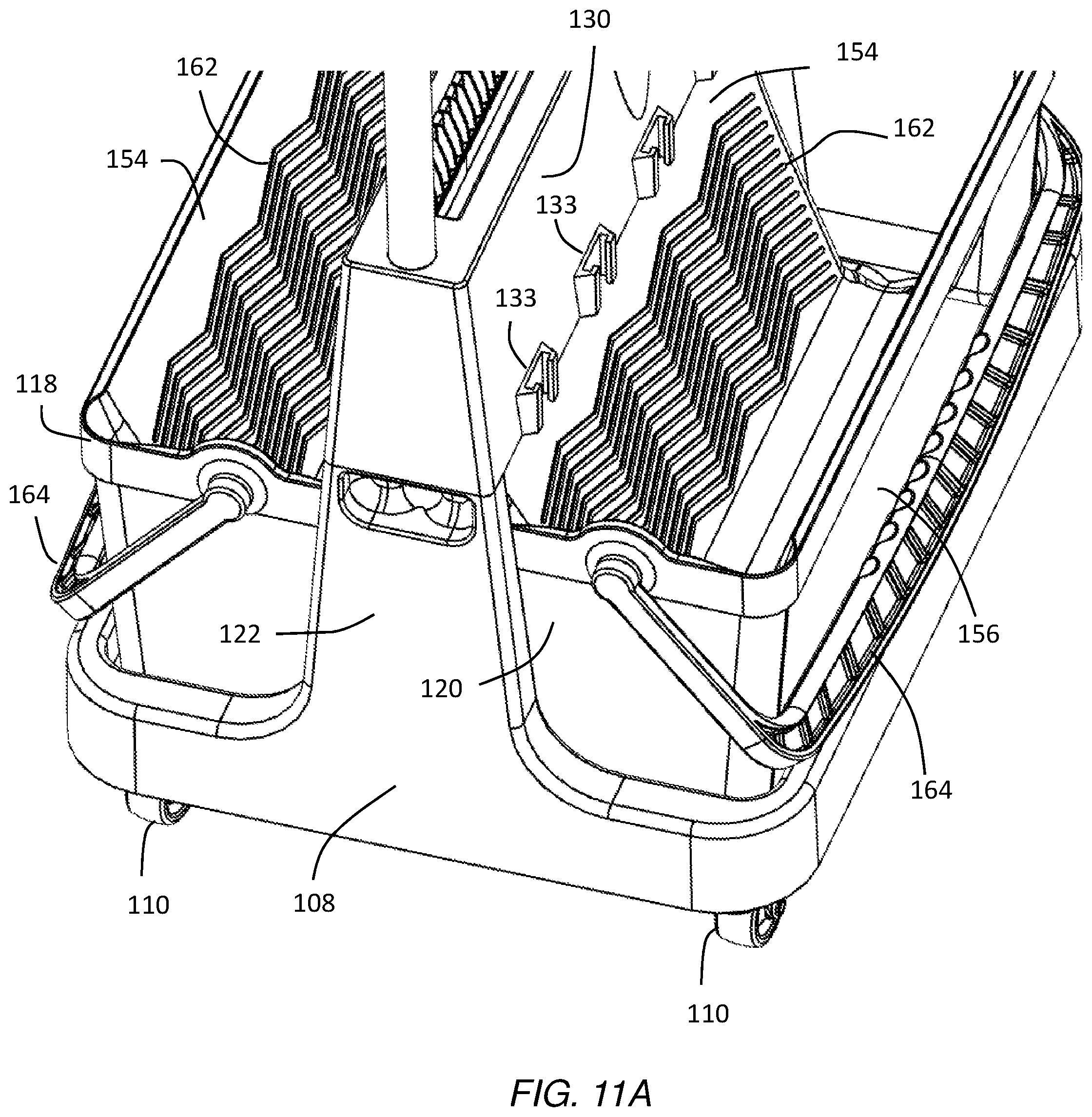 Patent US12096898 Figure 11 – Floor cleaning system