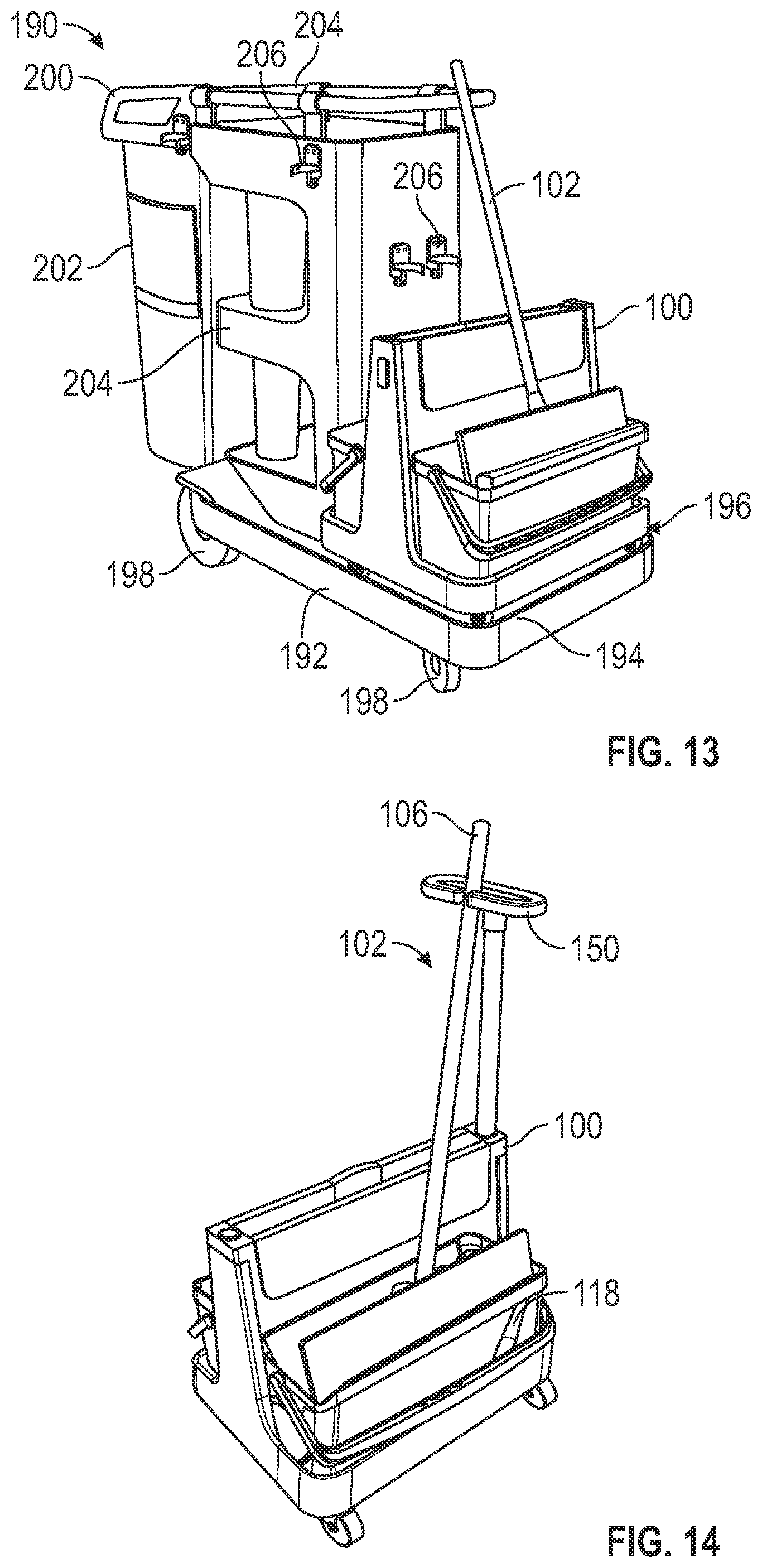 Patent US12096898 Figure 16 – Floor cleaning system
