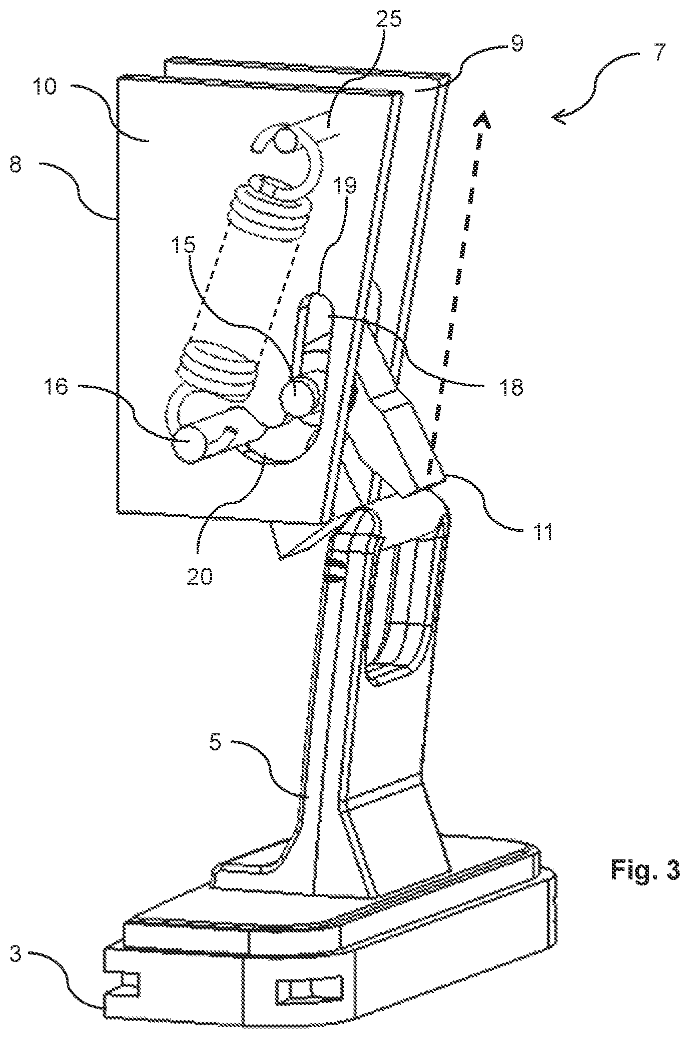 Patent US12096901 Figure 3 – Door lock for a household appliance and household appliance having the door lock