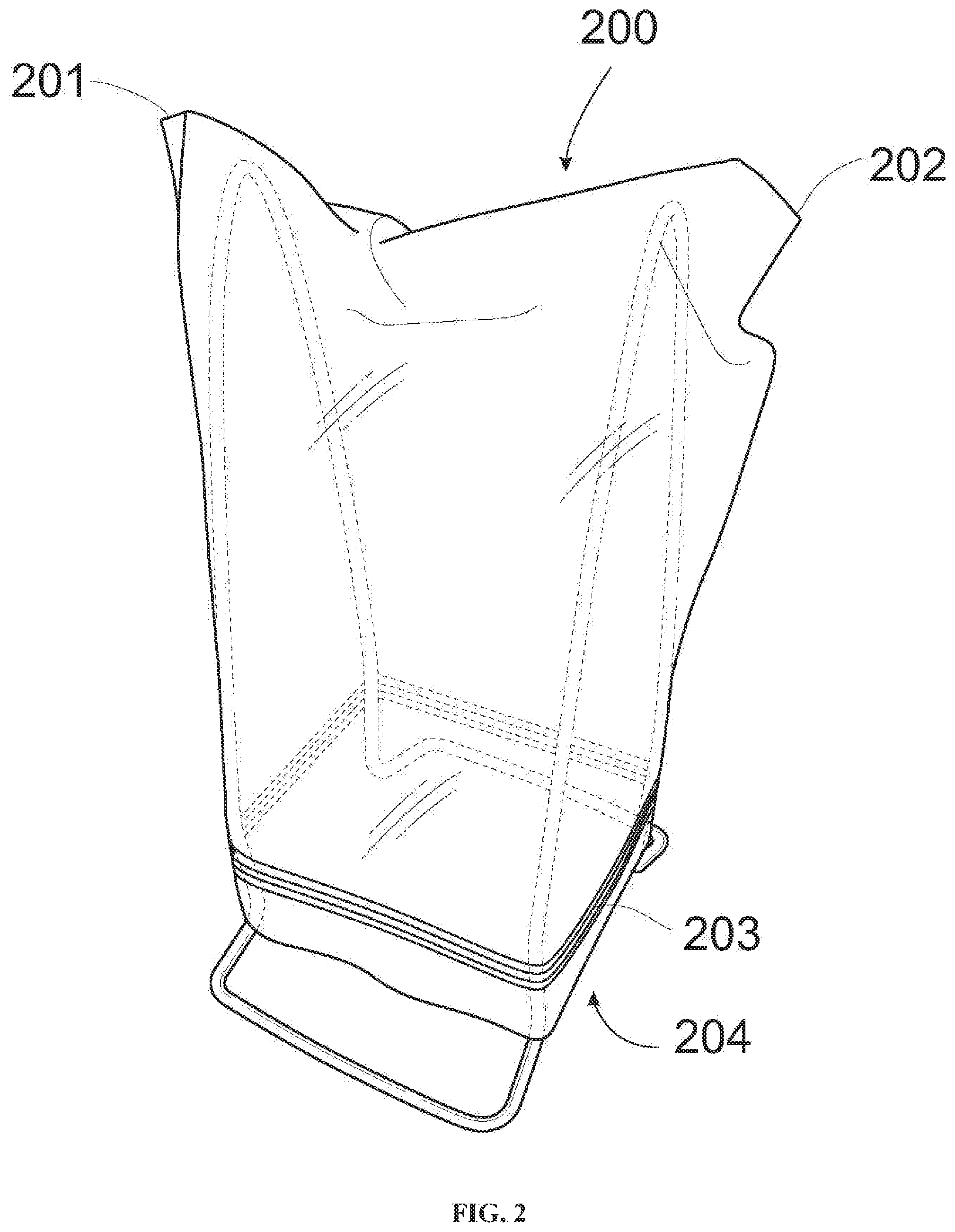 Patent US12096903 Figure 2 – Plastic storage bag saver