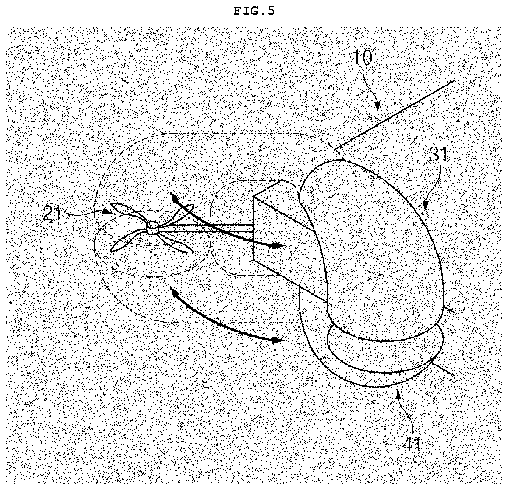 Patent US12096904 Figure 5 – Movable device usable for cleaning and movable device control method