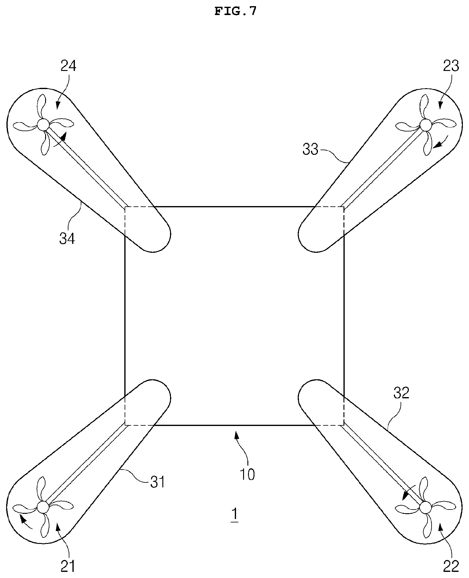 Patent US12096904 Figure 7 – Movable device usable for cleaning and movable device control method