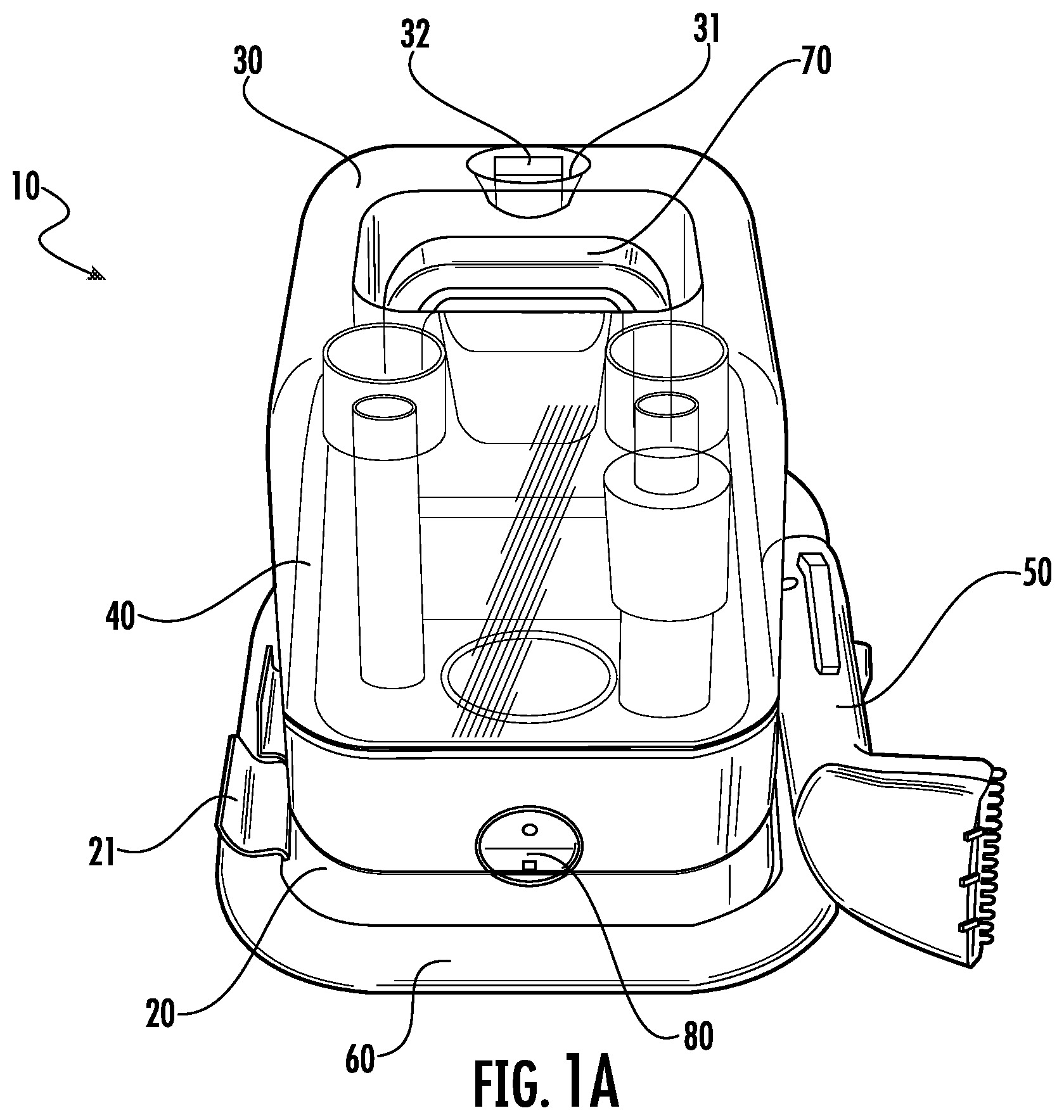 Patent US12096905 Figure 1 – Spot cleaner apparatus