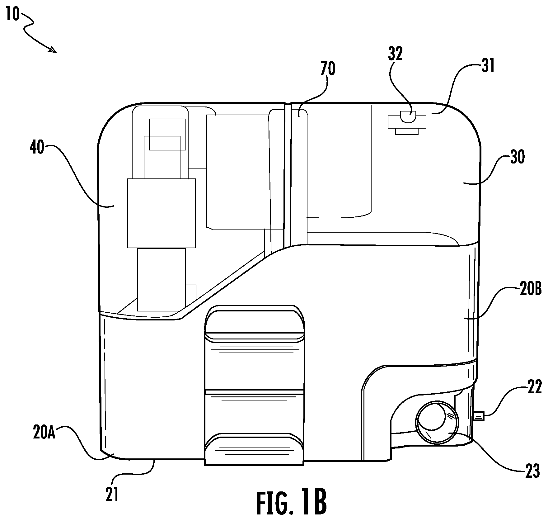 Patent US12096905 Figure 2 – Spot cleaner apparatus