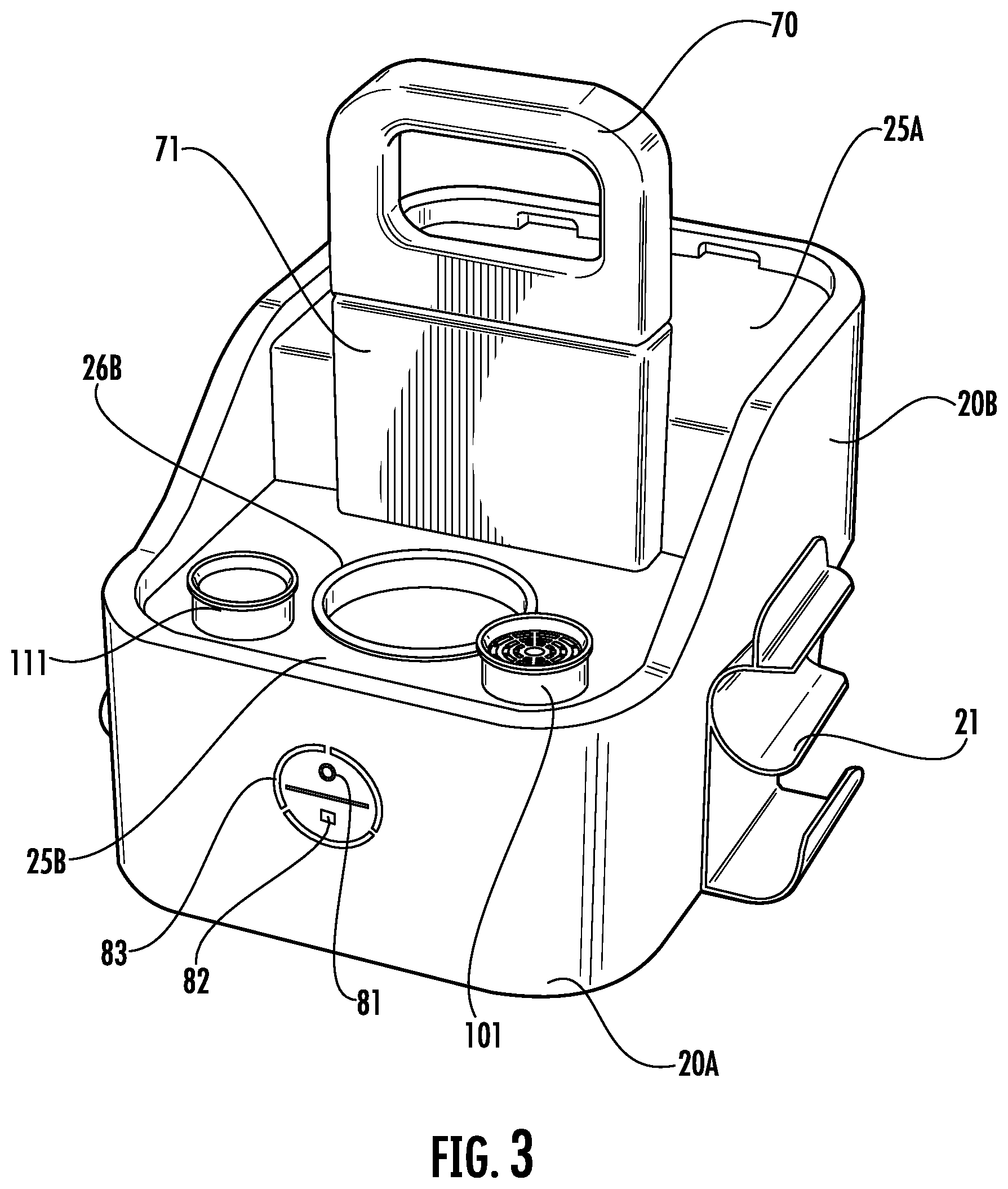 Patent US12096905 Figure 7 – Spot cleaner apparatus