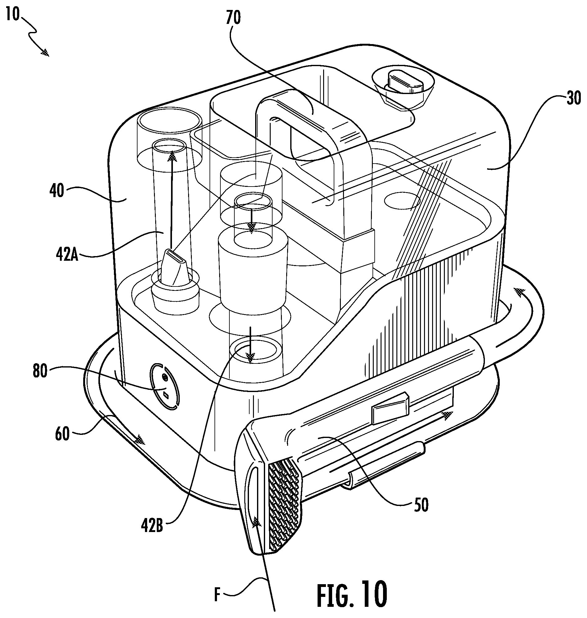 Patent US12096905 Figure 17 – Spot cleaner apparatus