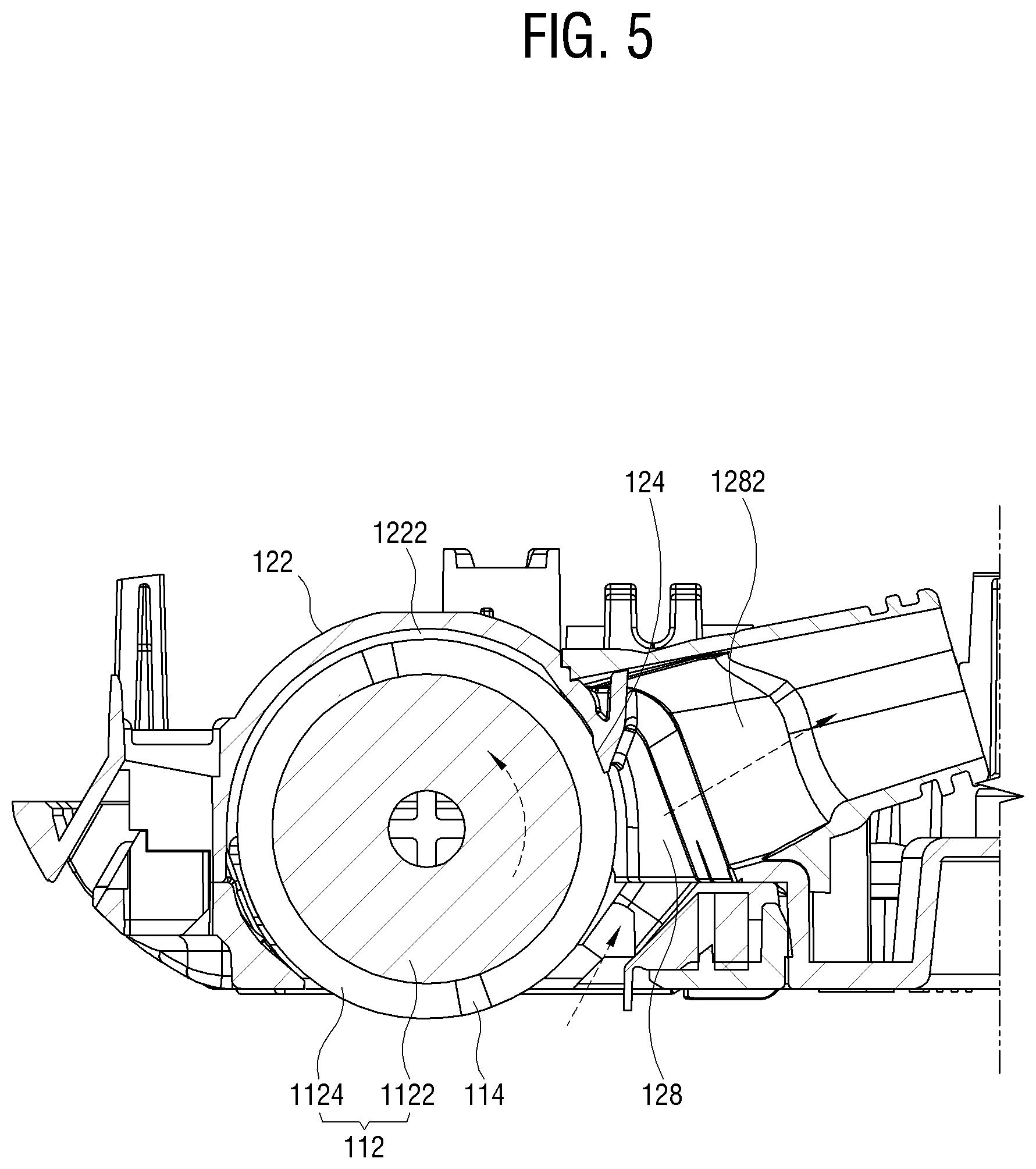 Patent US12096906 Figure 5 – Vacuum cleaner