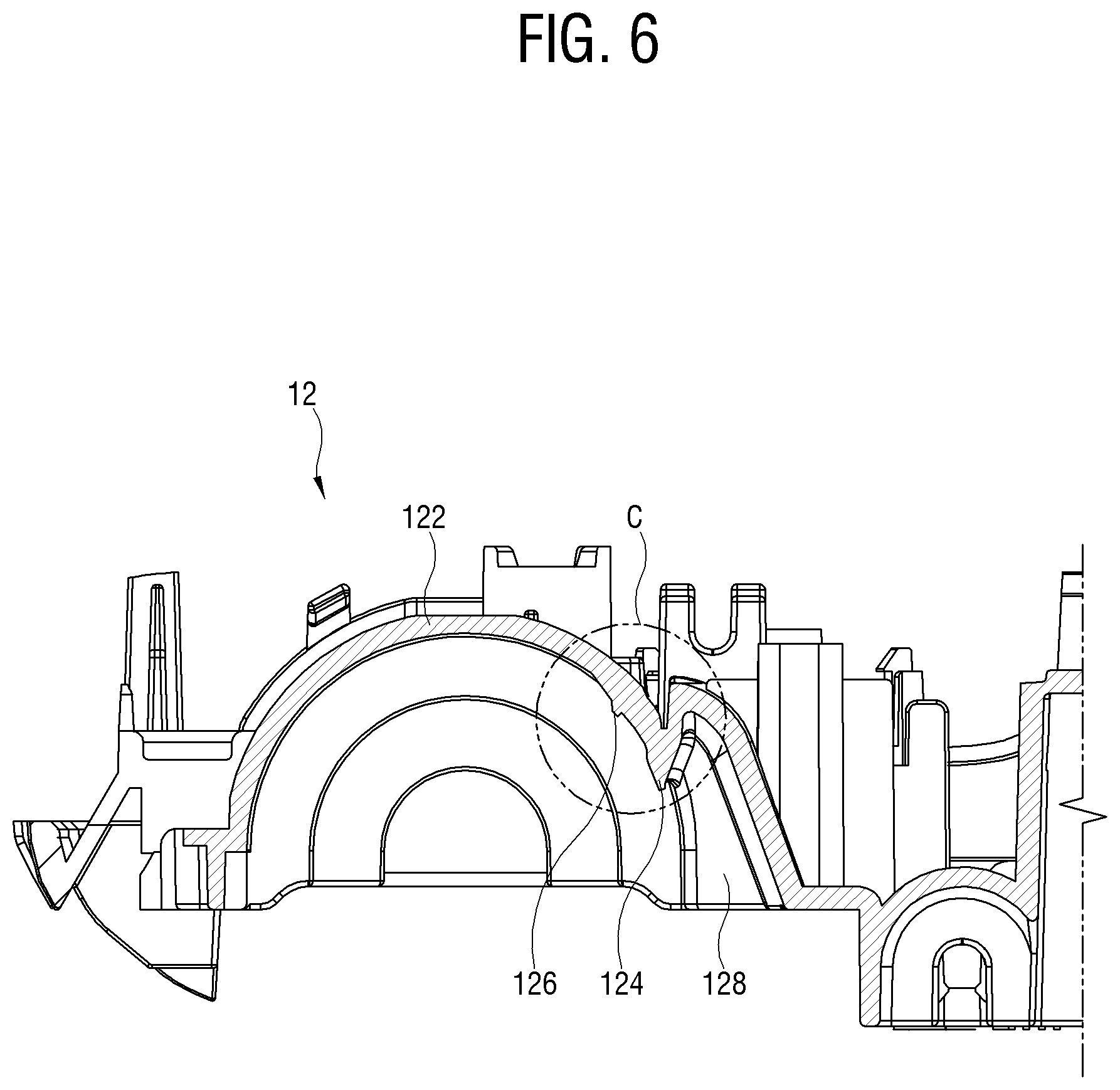 Patent US12096906 Figure 6 – Vacuum cleaner