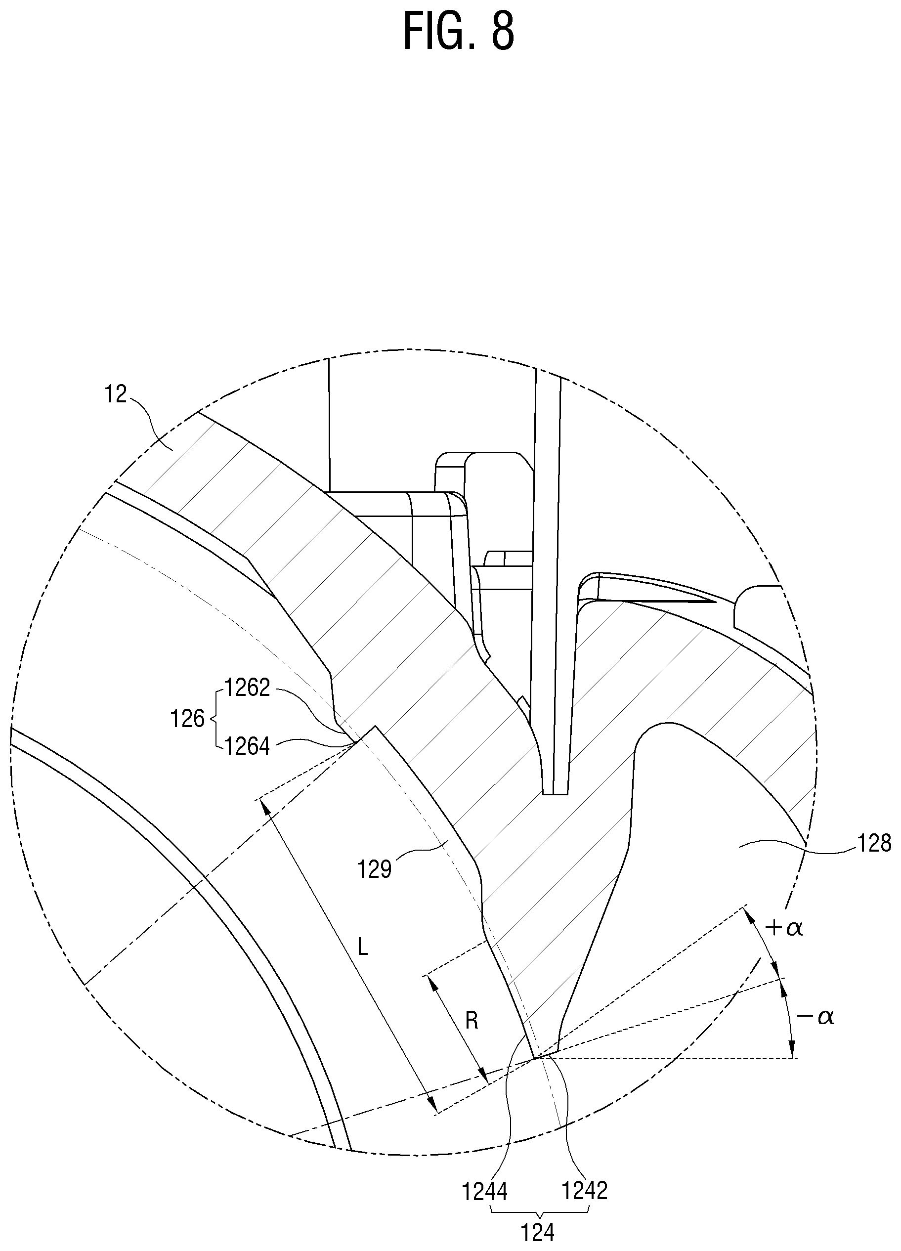 Patent US12096906 Figure 8 – Vacuum cleaner