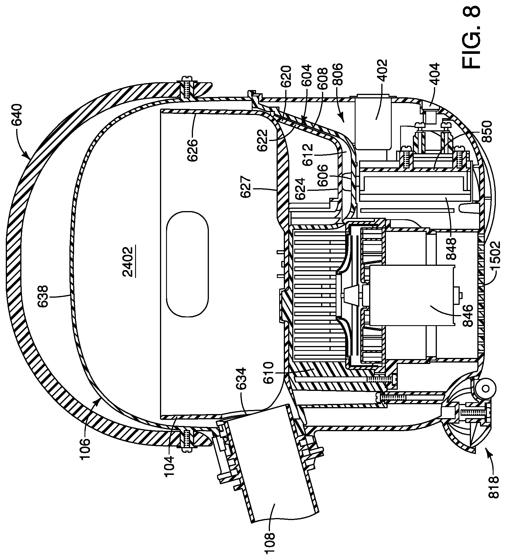 Patent US12096907 Figure 7 – Vacuum