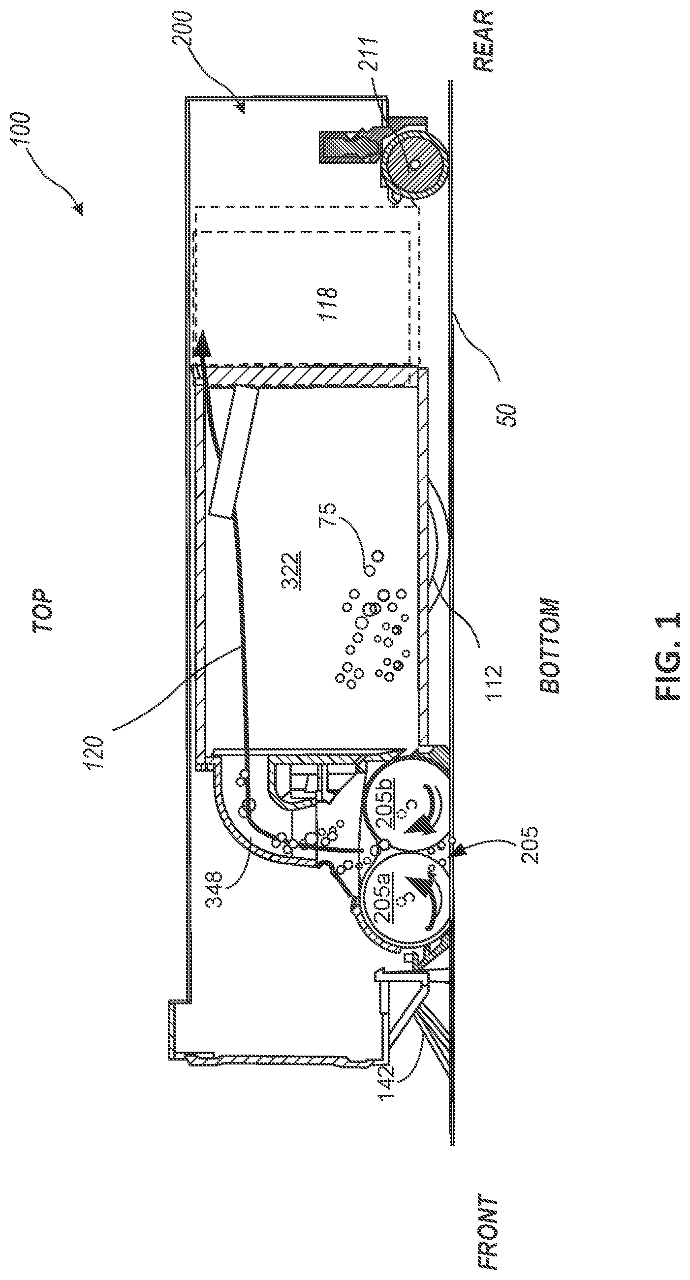 Patent US12096909 Figure 1 – Systems and methods for visual docking in an autonomous mobile robot
