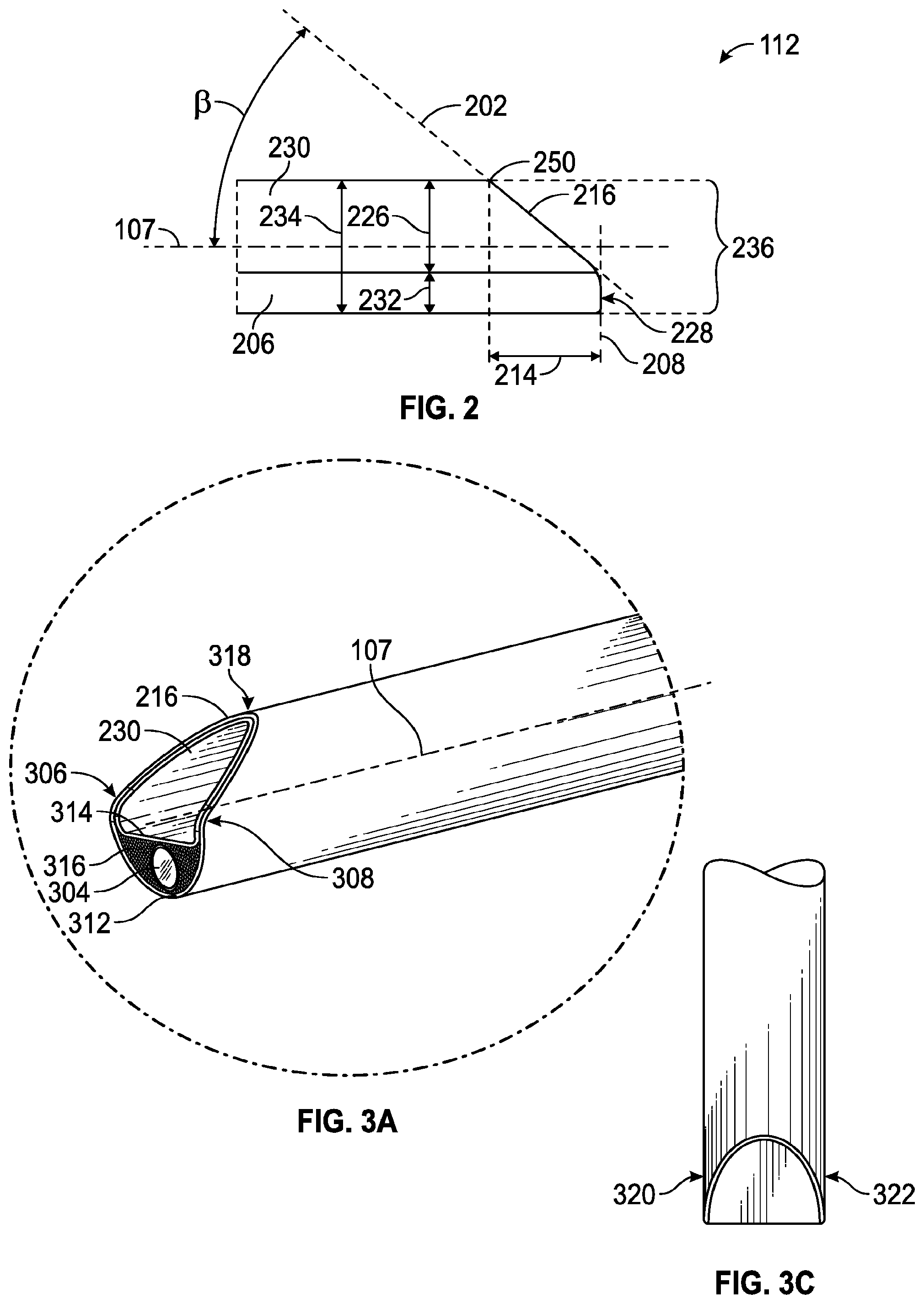 Patent US12096913 Figure 2 – Oblique tip endoscope with zero degree field angle