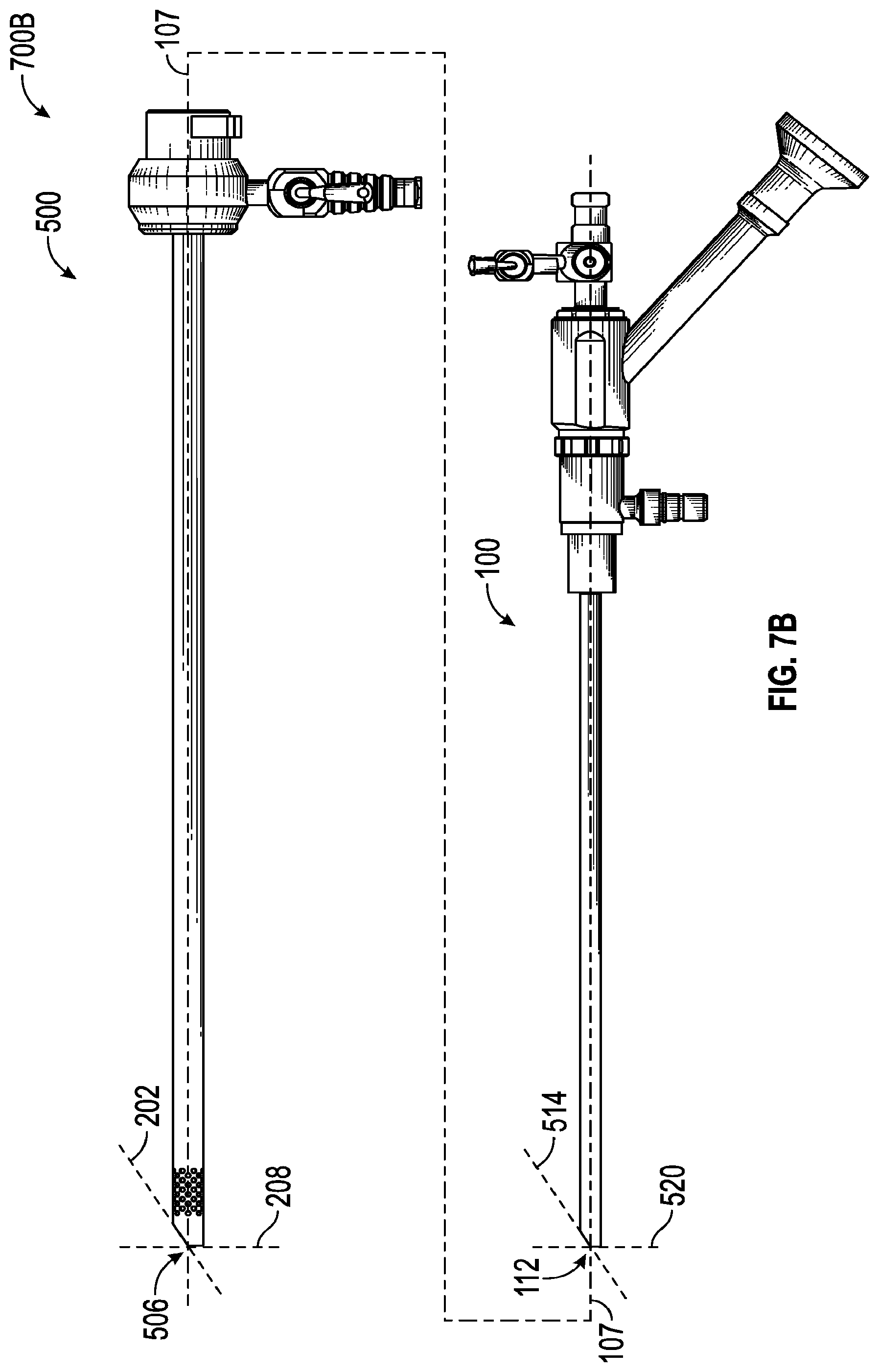 Patent US12096913 Figure 7 – Oblique tip endoscope with zero degree field angle
