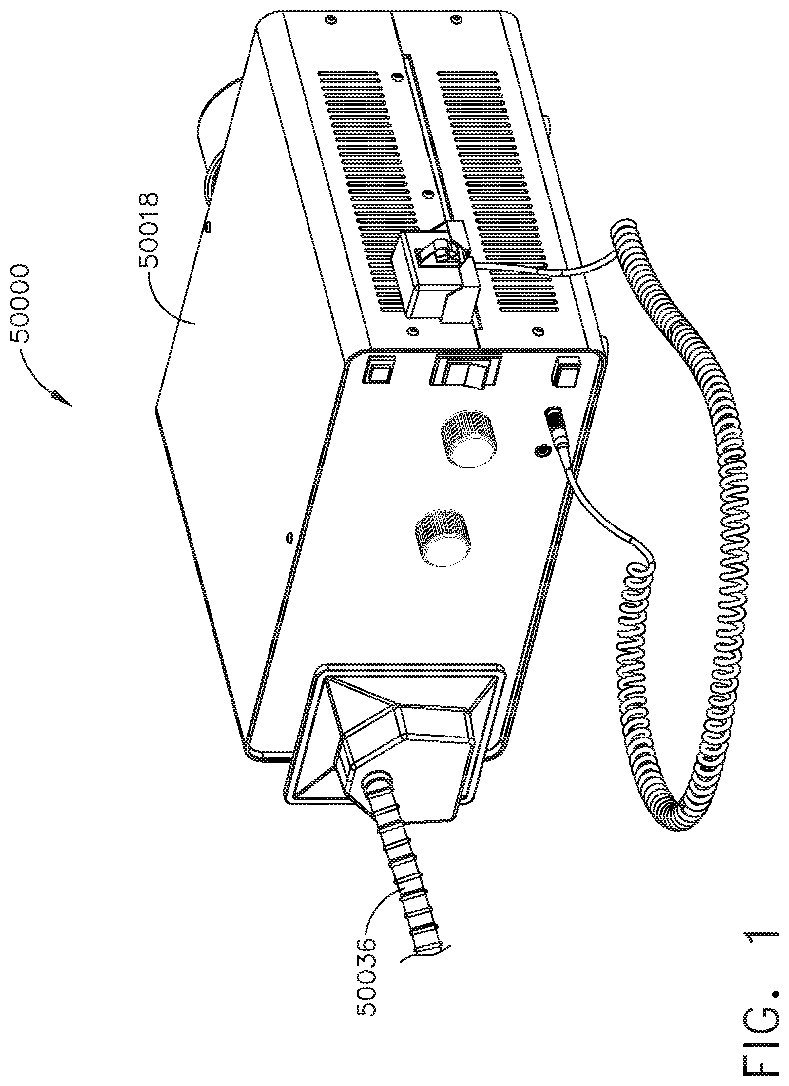 Patent US12096916 Figure 1 – Method of sensing particulate from smoke evacuated from a patient, adjusting the pump speed based on the sensed information, and communicating the functional parameters of the system to the hub