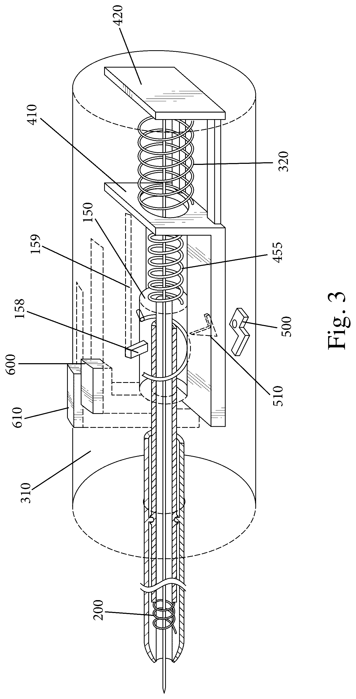 Patent US12096921 Figure 4 – Biopsy needle