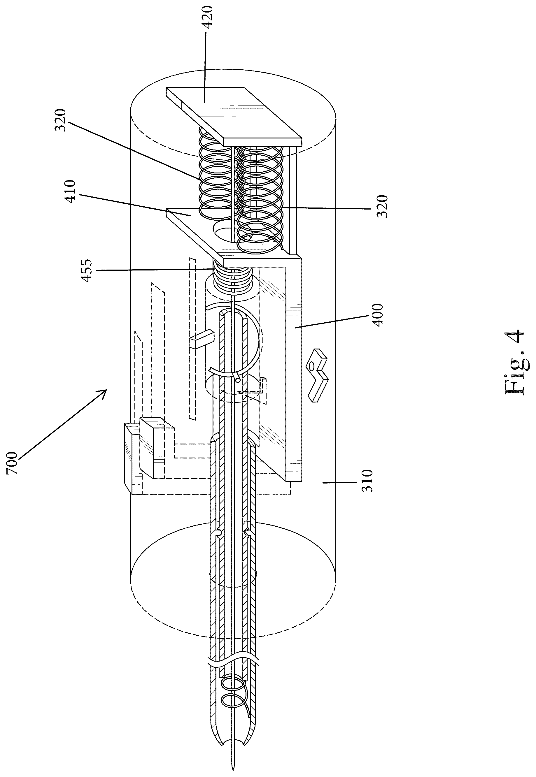 Patent US12096921 Figure 5 – Biopsy needle