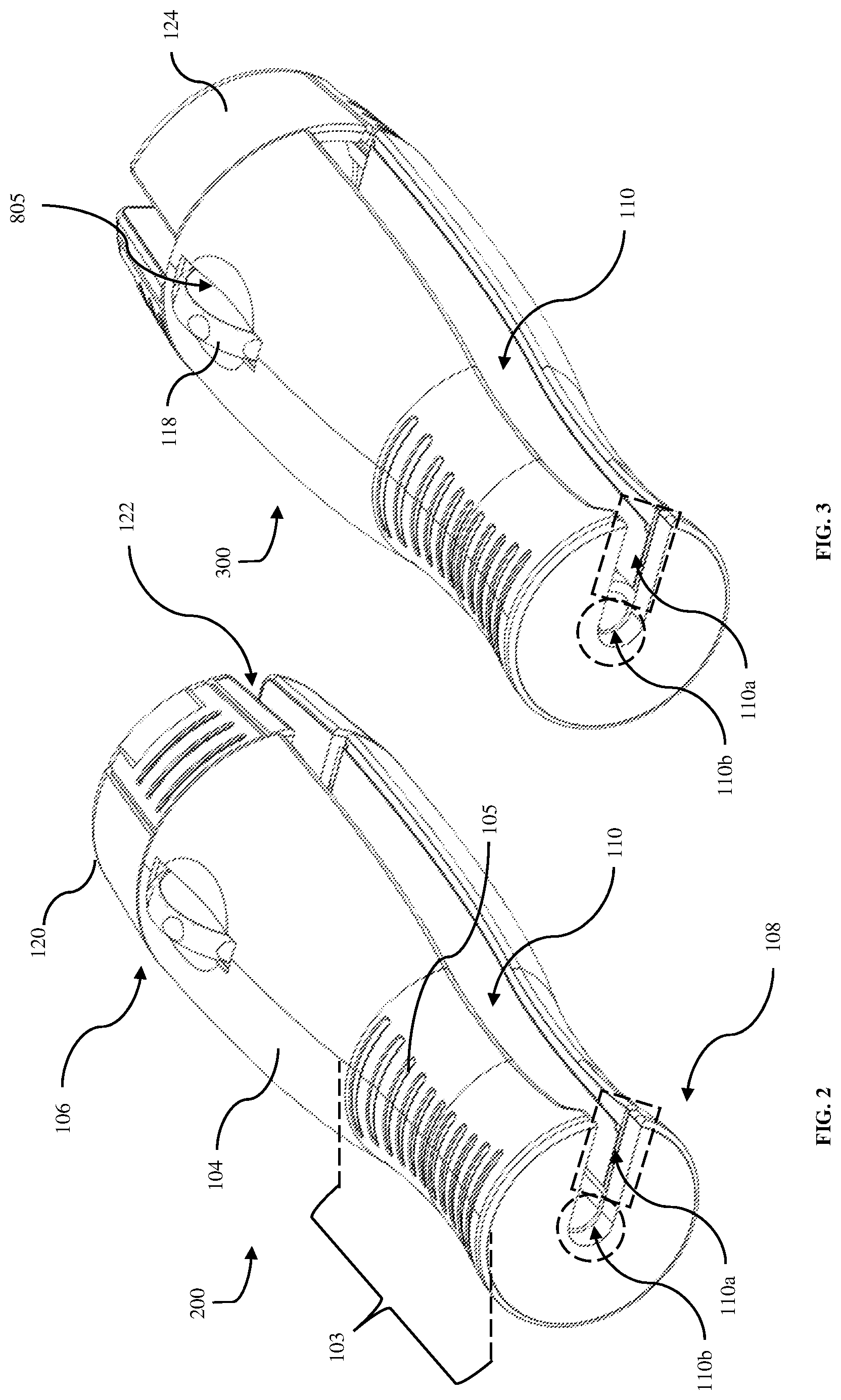 Patent US12096922 Figure 2 – Apparatus, methods, and systems for improving surgical control with a medical torquing device
