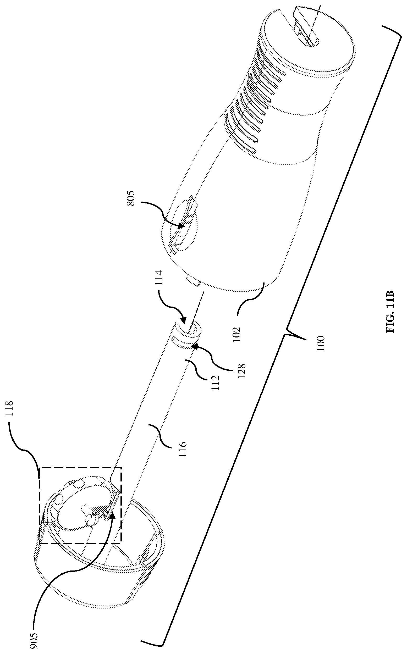 Patent US12096922 Figure 12 – Apparatus, methods, and systems for improving surgical control with a medical torquing device