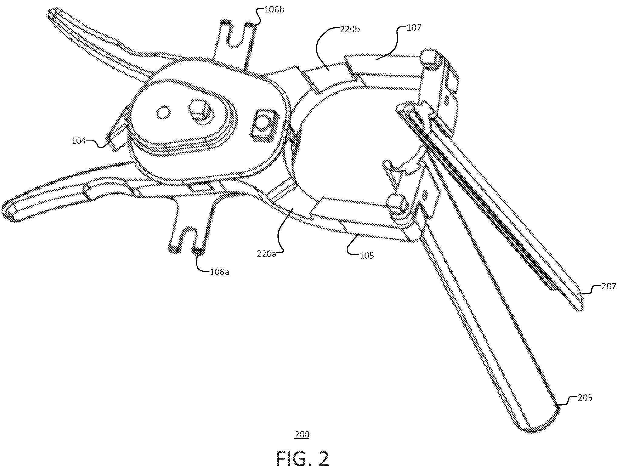 Patent US12096923 Figure 2 – Tissue retractor, retraction modules, and associated methods