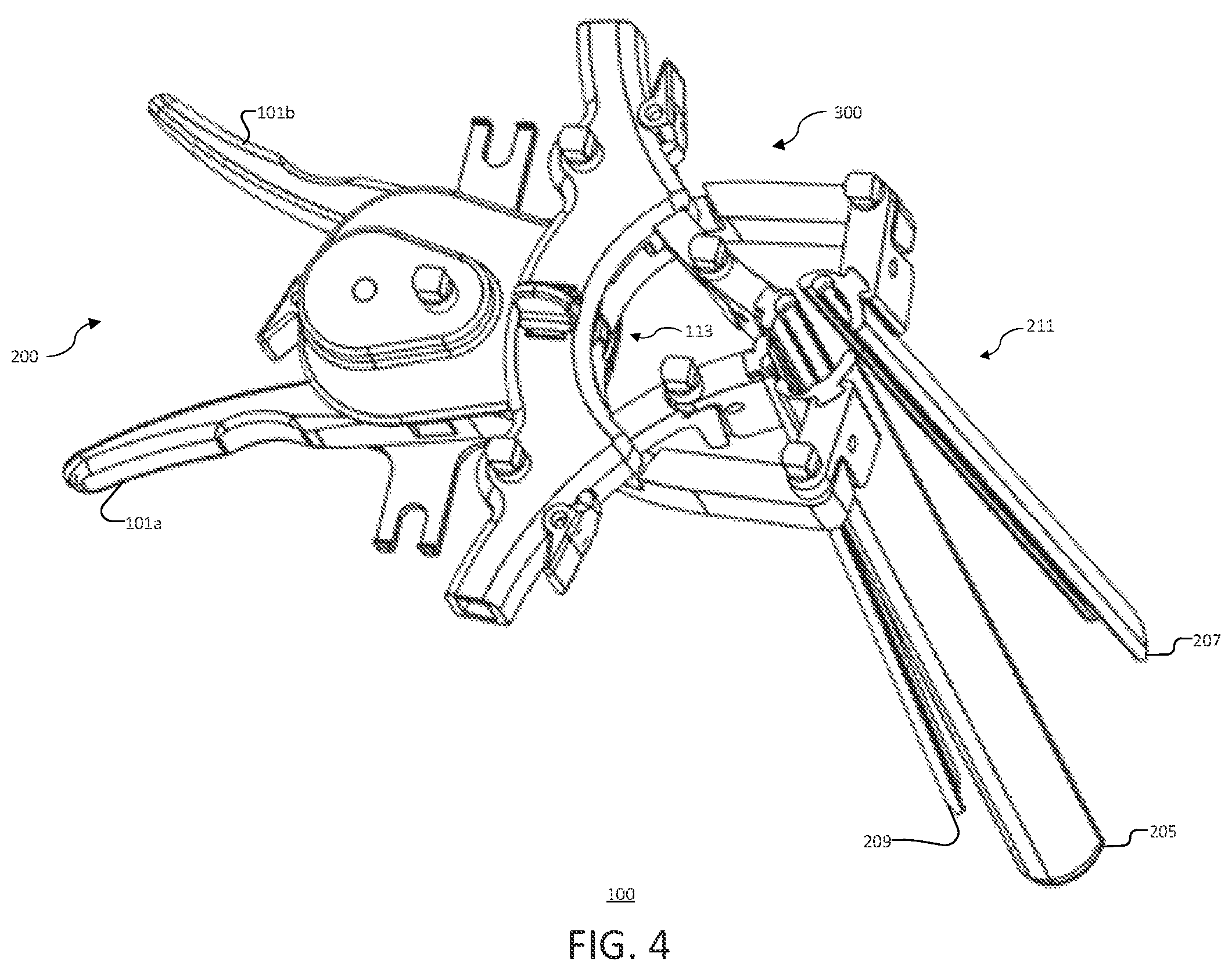 Patent US12096923 Figure 4 – Tissue retractor, retraction modules, and associated methods
