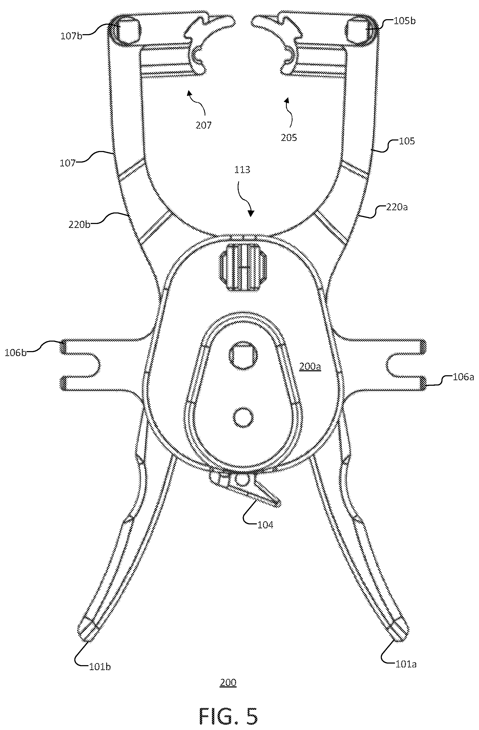 Patent US12096923 Figure 5 – Tissue retractor, retraction modules, and associated methods