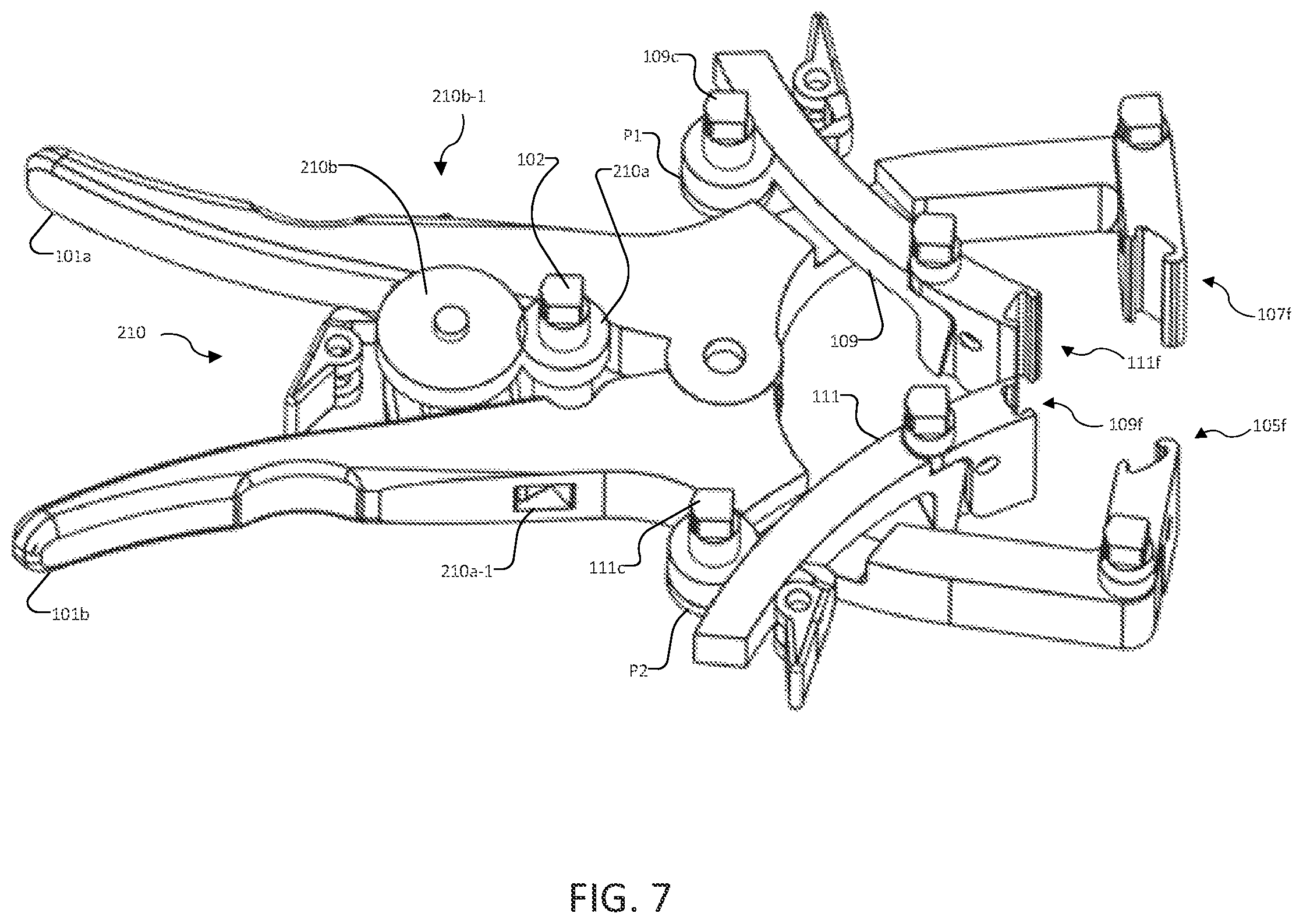 Patent US12096923 Figure 7 – Tissue retractor, retraction modules, and associated methods